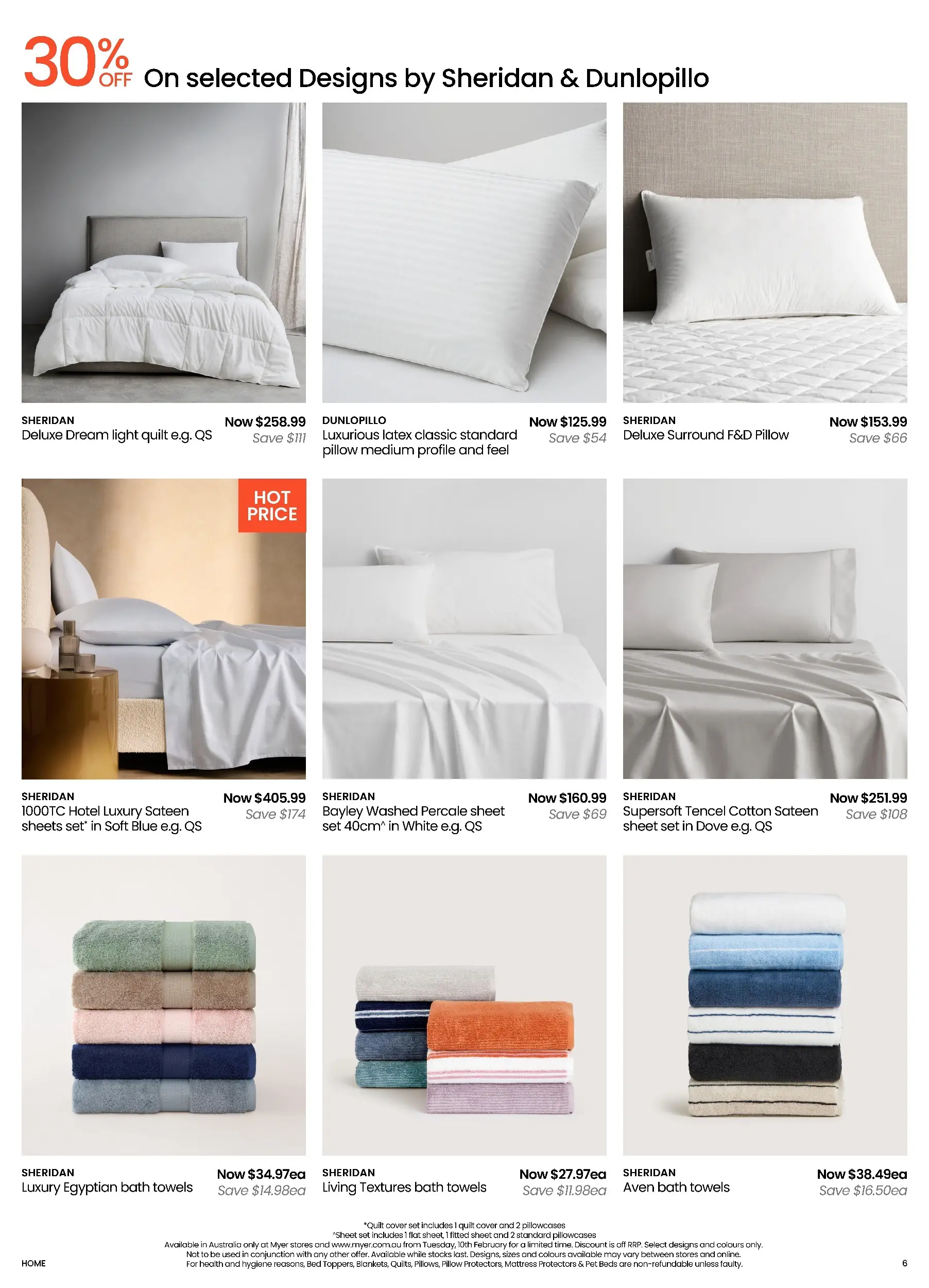 Myer - Home Essentials - Softgoods - 09/02/2026 > weekly / monthly specials | Page: 6