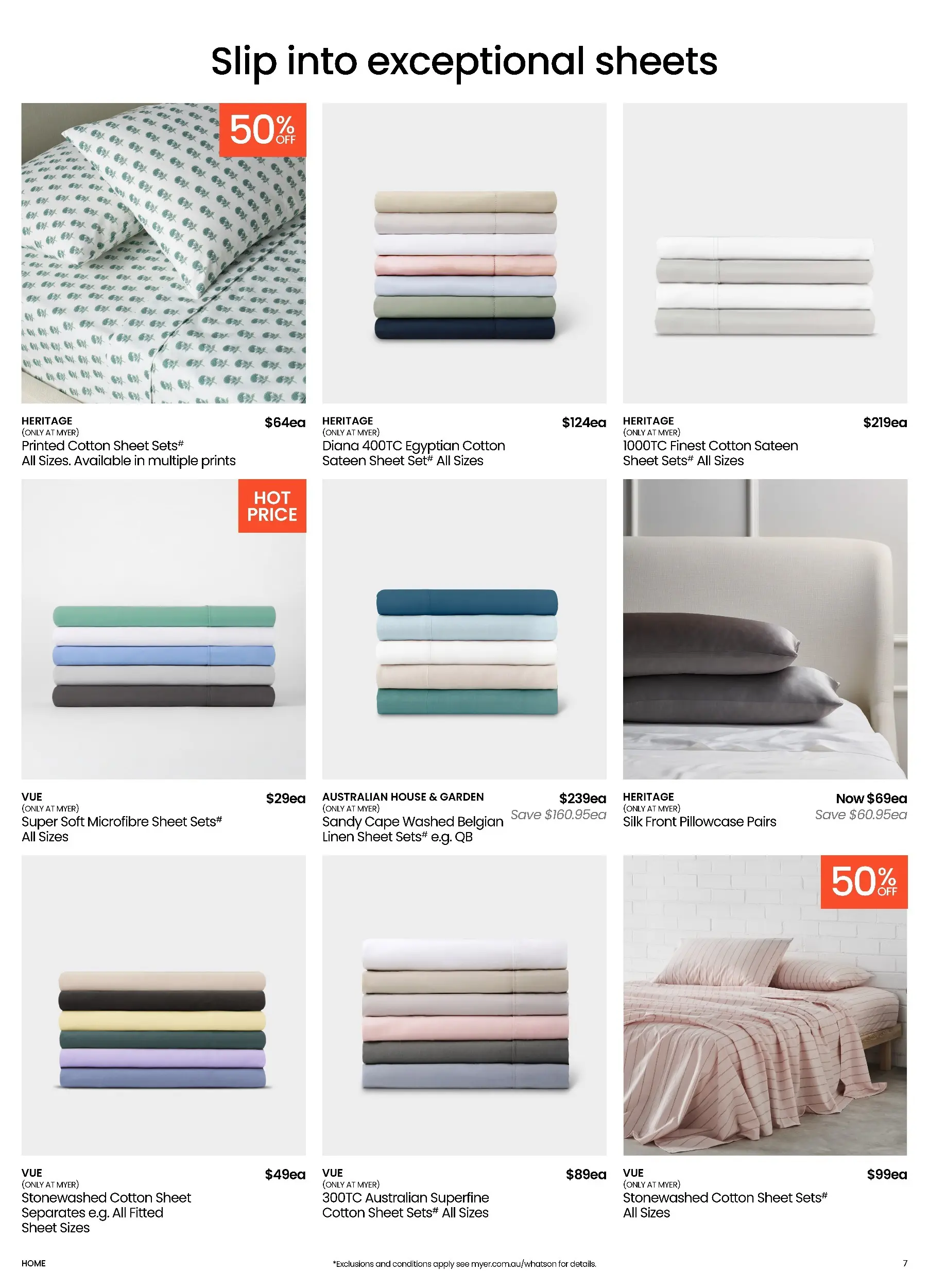 Myer - Home Essentials - Softgoods - 09/02/2026 > weekly / monthly specials | Page: 7