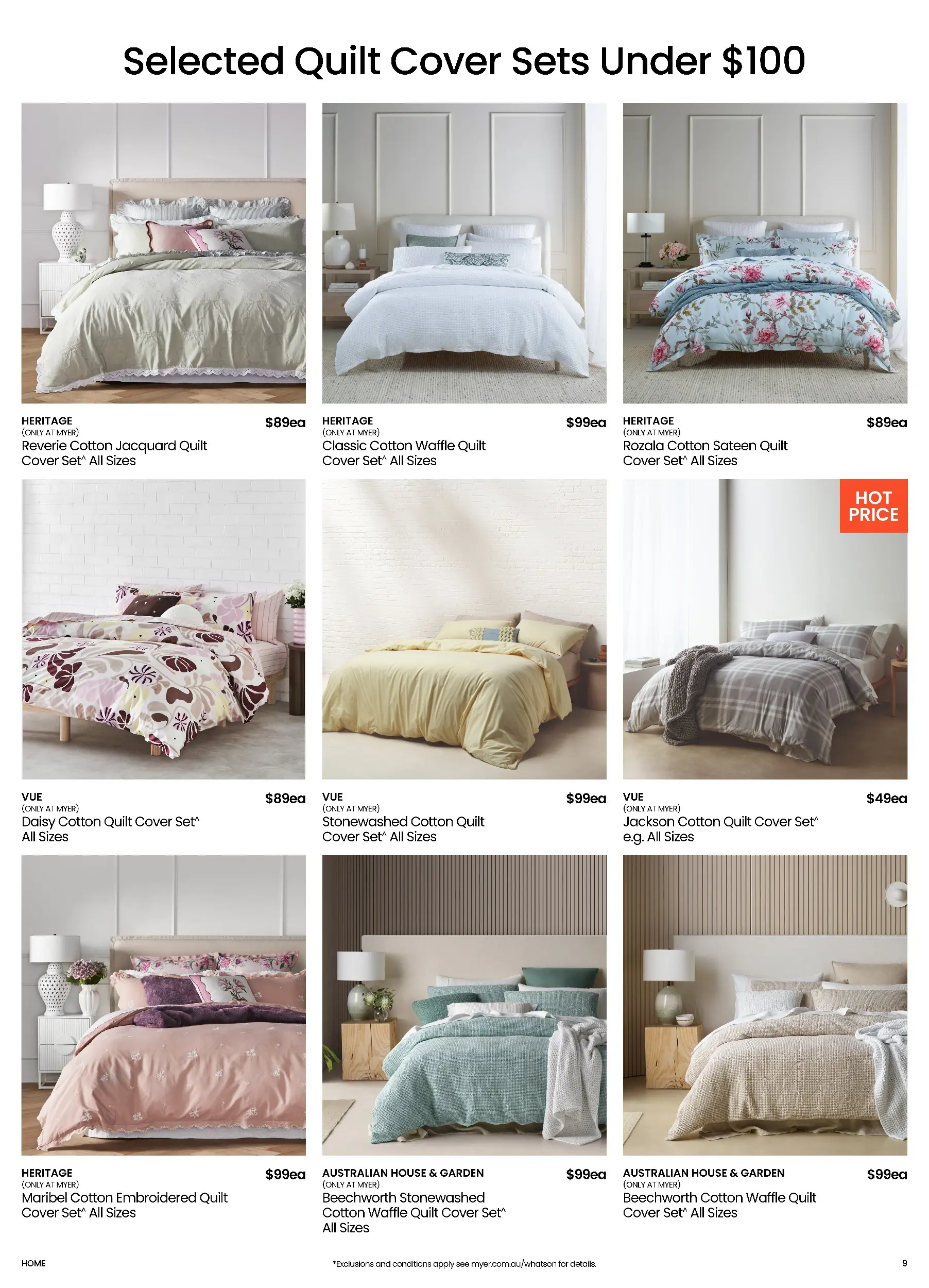 Myer - Home Essentials - Softgoods - 09/02/2026 > weekly / monthly specials | Page: 9