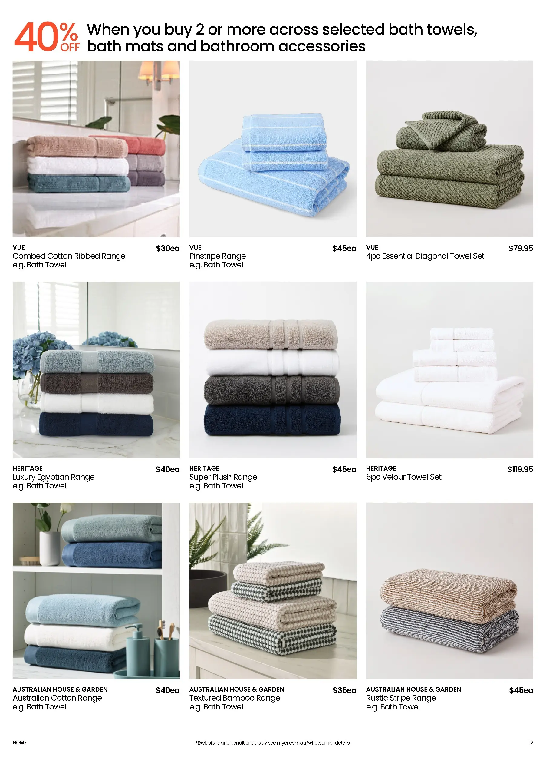 Myer - Home Essentials - Softgoods - 09/02/2026 > weekly / monthly specials | Page: 12