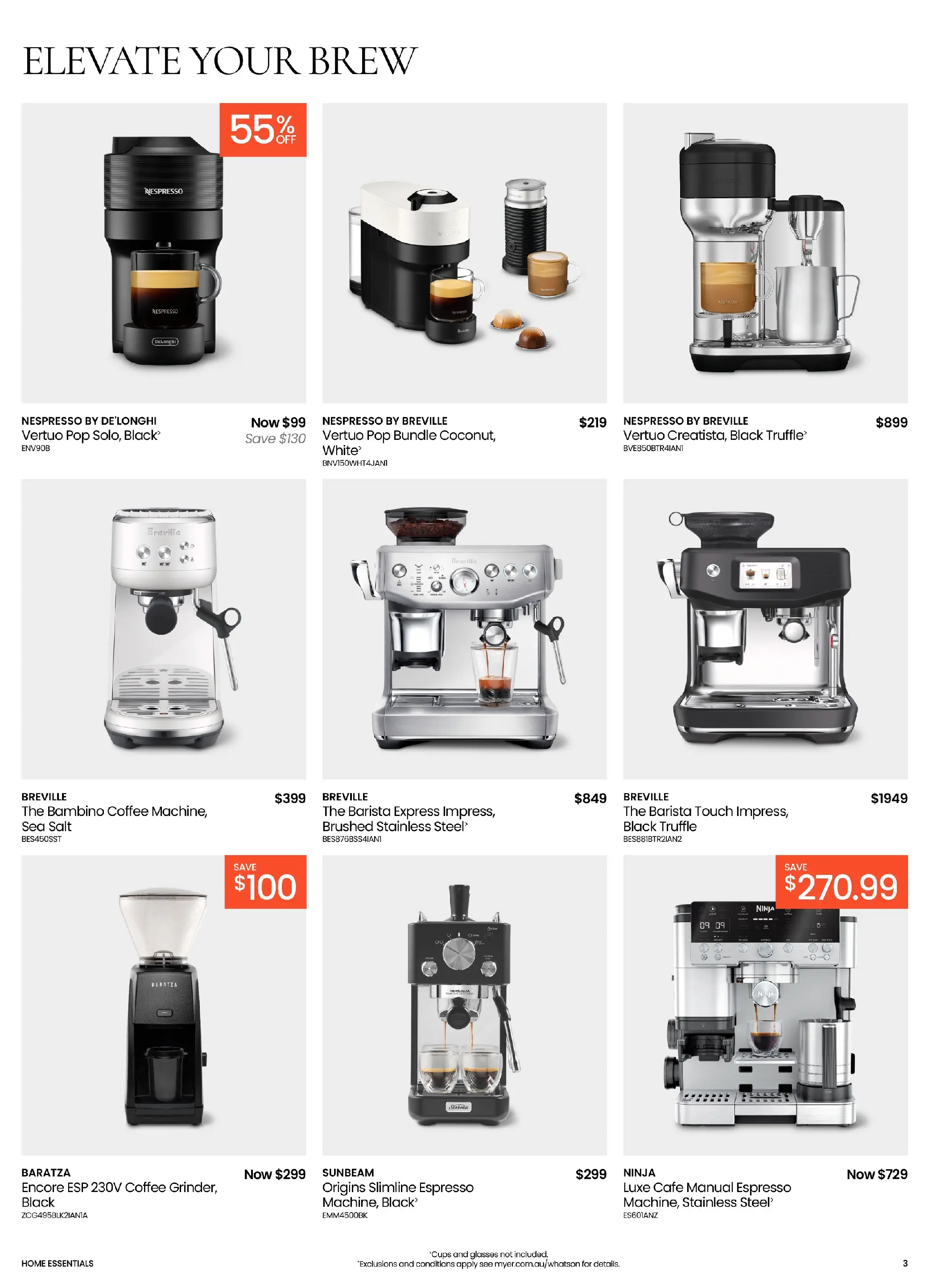 Myer - Home Essentials - Hardgoods - 09/02/2026 > weekly / monthly specials | Page: 3