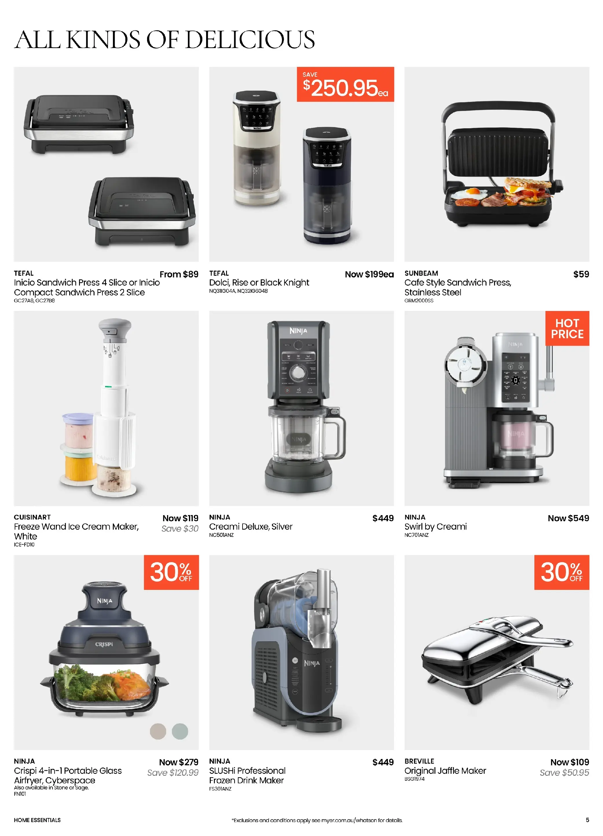 Myer - Home Essentials - Hardgoods - 09/02/2026 > weekly / monthly specials | Page: 5