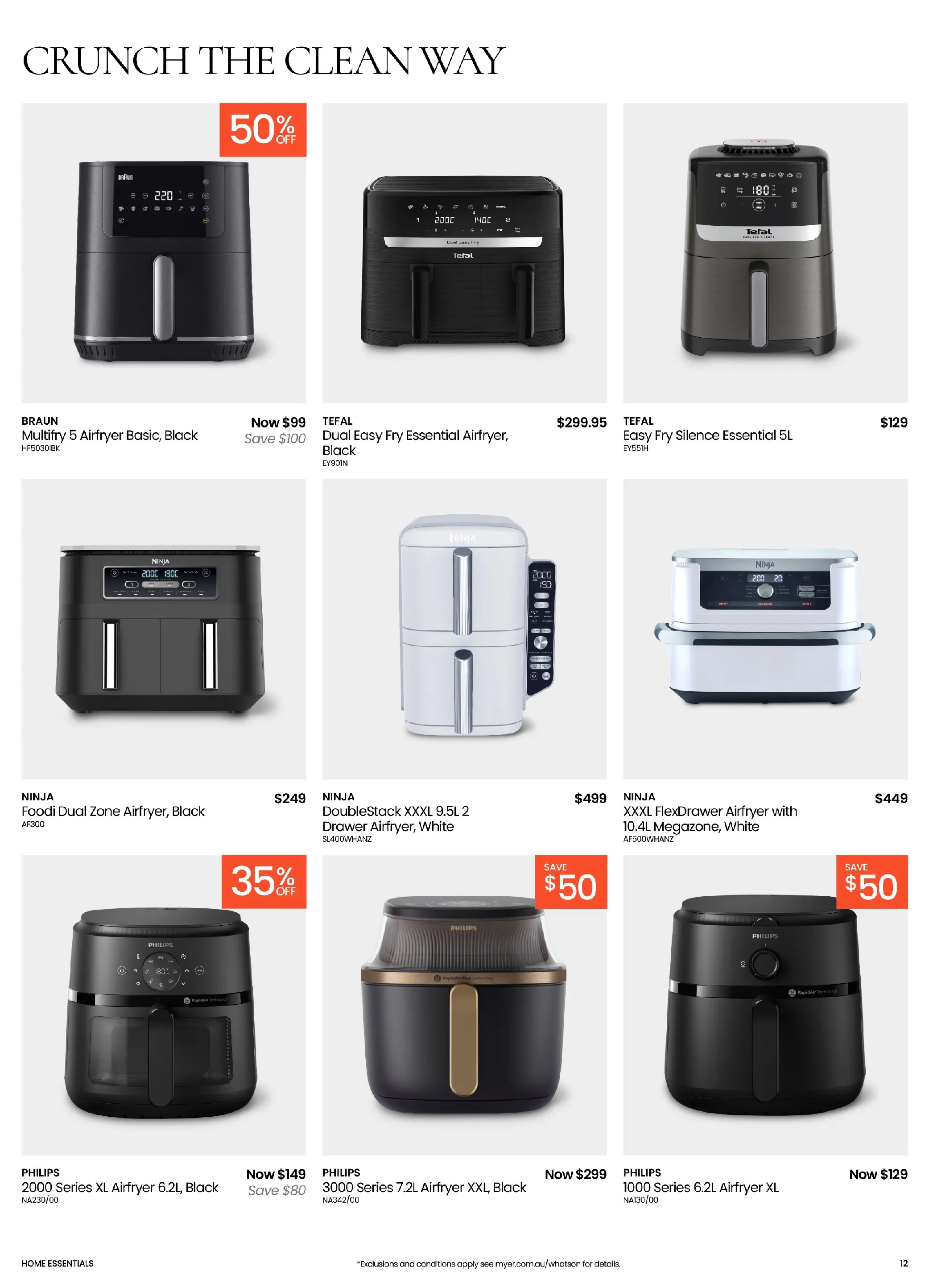 Myer - Home Essentials - Hardgoods - 09/02/2026 > weekly / monthly specials | Page: 12
