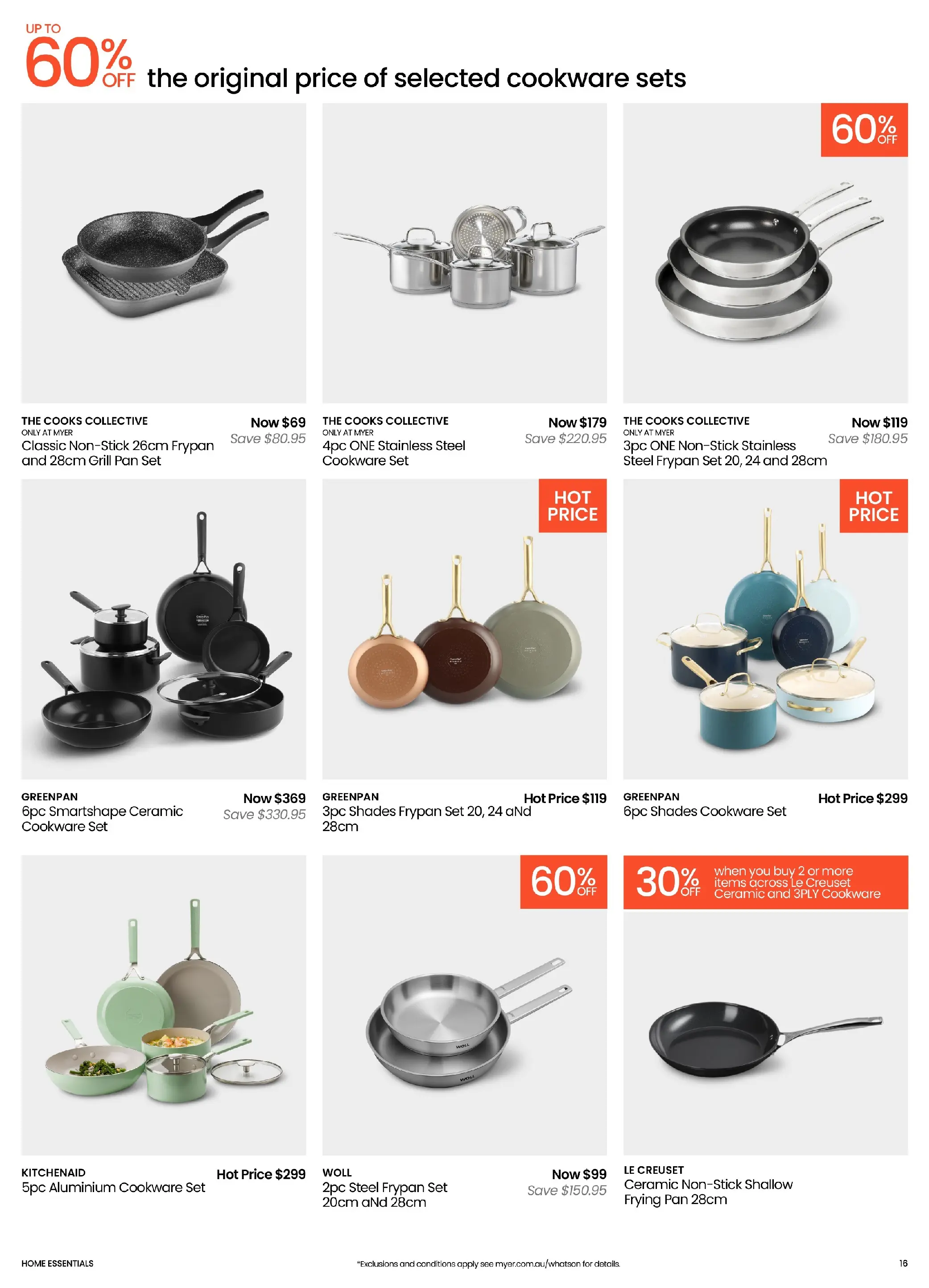 Myer - Home Essentials - Hardgoods - 09/02/2026 > weekly / monthly specials | Page: 16