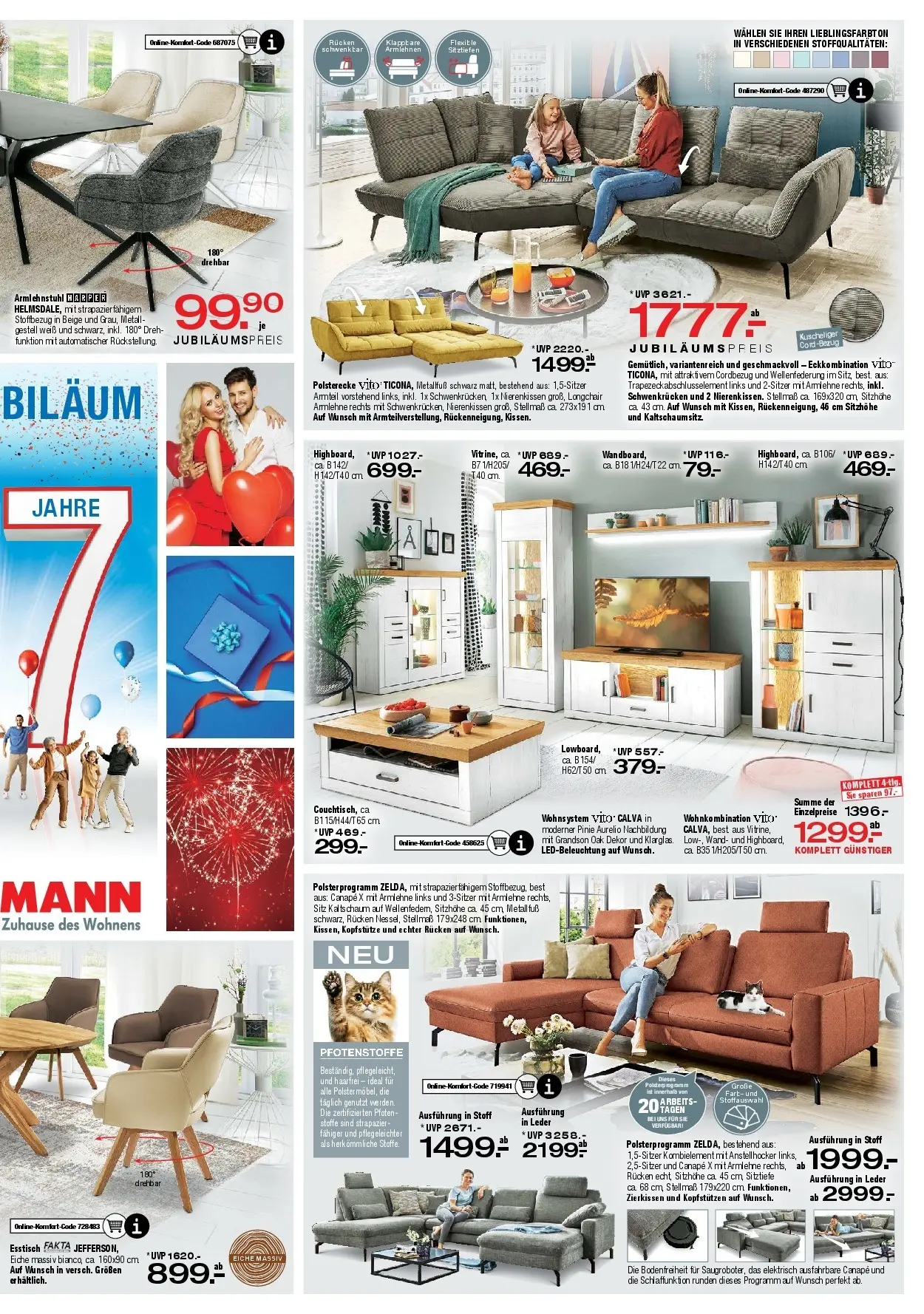 Ostermann - Möbel Ostermann: Neue Möbel wirken Wunder. (ab 13.02.2026) zum Blättern | Seite: 3 | Produkte: Esstisch