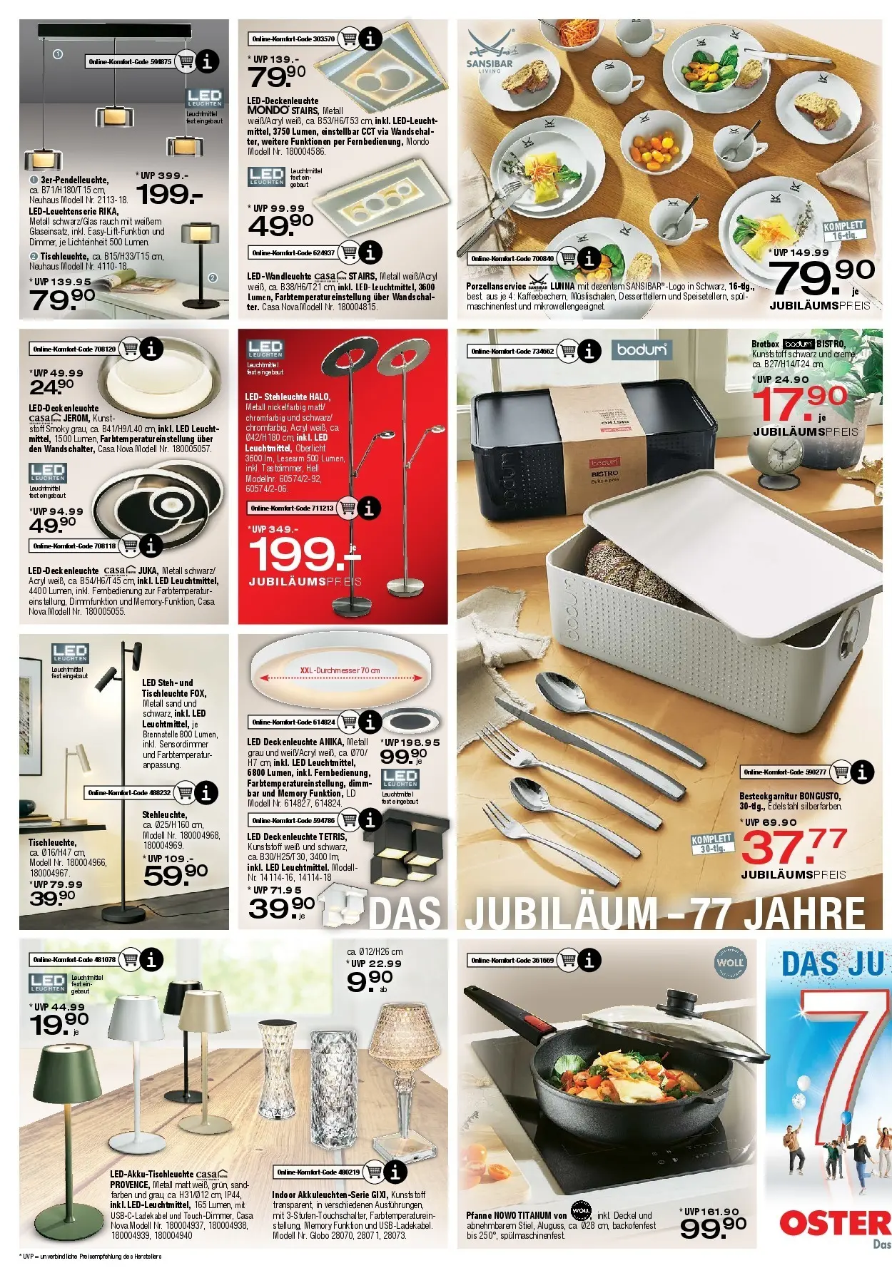 Ostermann - Möbel Ostermann: Neue Möbel wirken Wunder. (ab 13.02.2026) zum Blättern | Seite: 6 | Produkte: Tisch, Wandleuchte