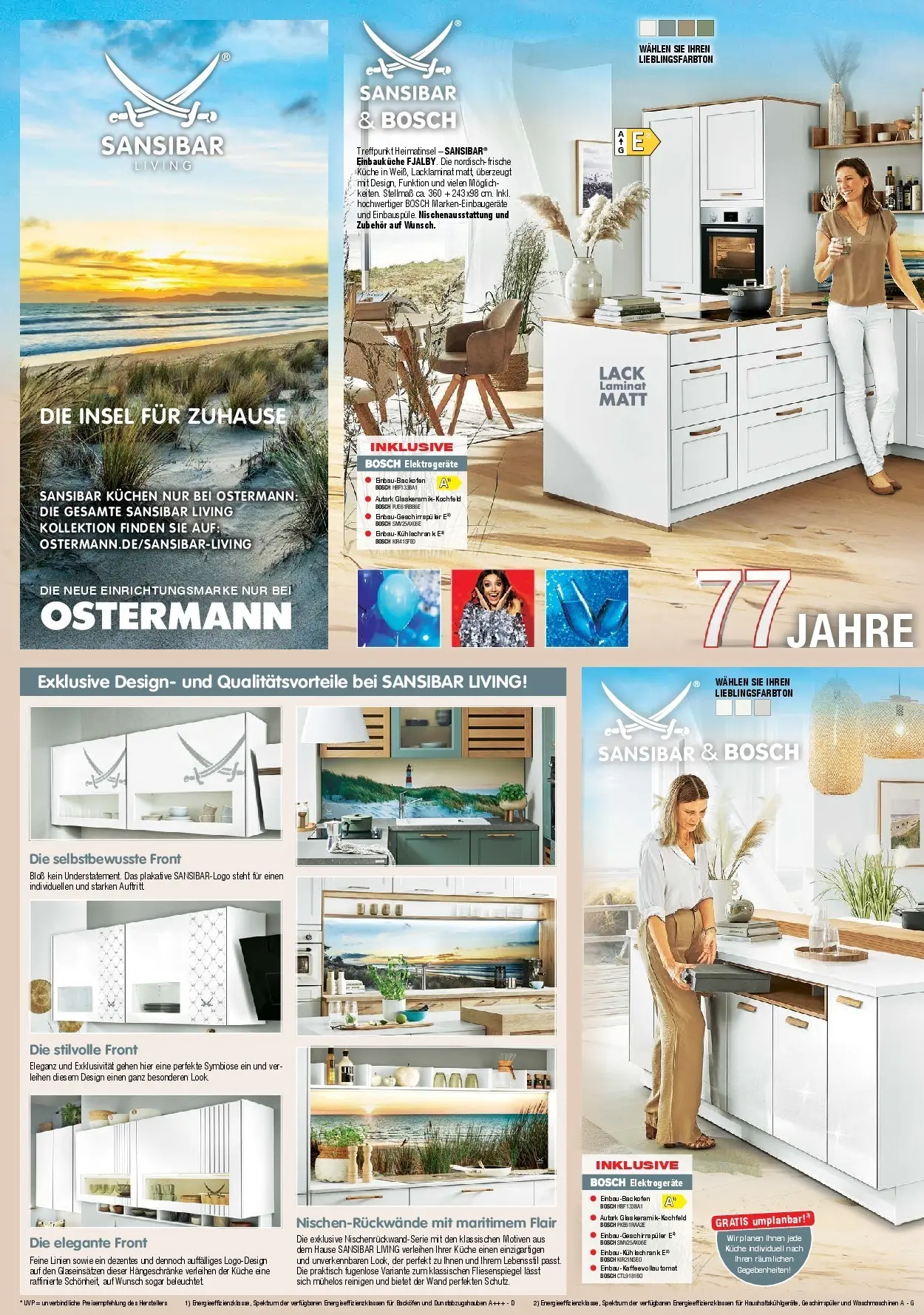 Ostermann - Möbel Ostermann: Neue Möbel wirken Wunder. (ab 13.02.2026) zum Blättern | Seite: 12 | Produkte: Tür, Kühlschrank, Backofen, Kaffeevollautomat