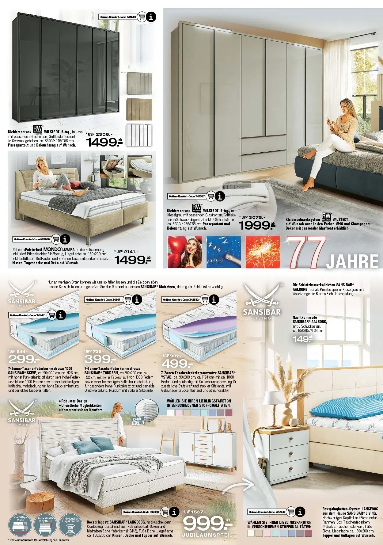 Ostermann - Möbel Ostermann: Neue Möbel wirken Wunder. (ab 13.02.2026) zum Blättern | Seite: 8 | Produkte: Boxspringbett, Topper, Box, Tagesdecke