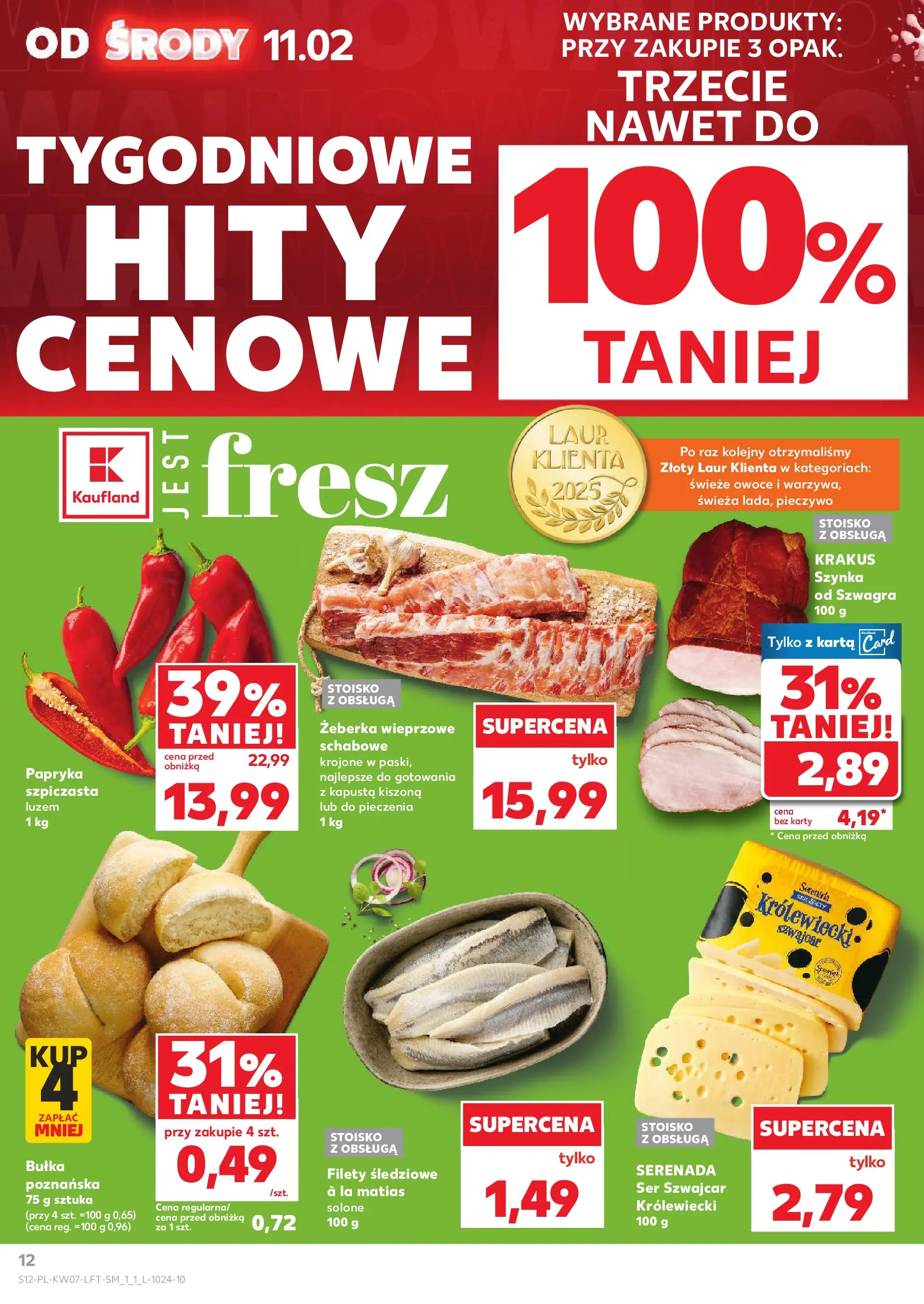 Kaufland gazetka od 11.02.2026 - od jutra PDF | Strona: 12