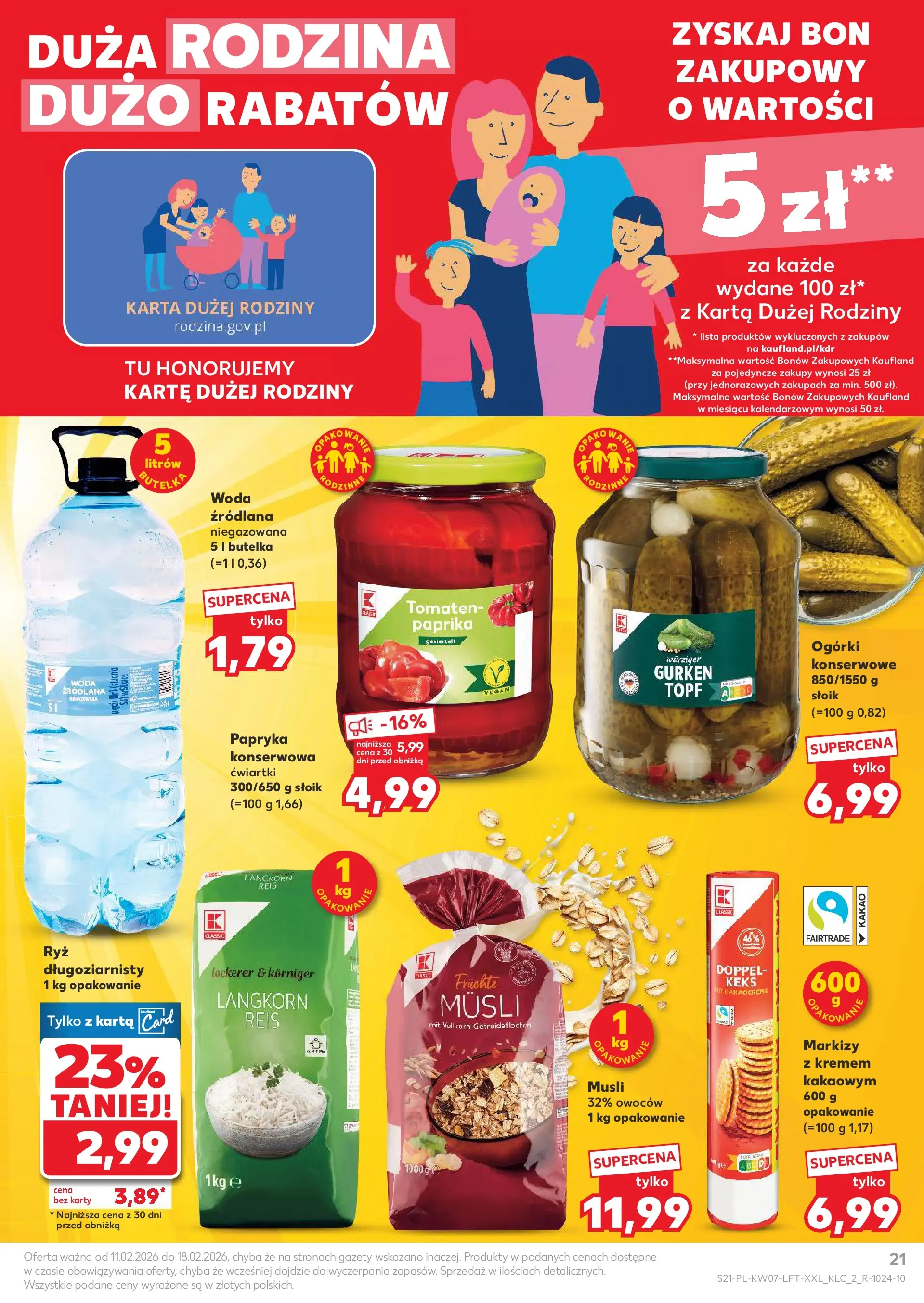 Kaufland gazetka od 11.02.2026 - od jutra PDF | Strona: 21