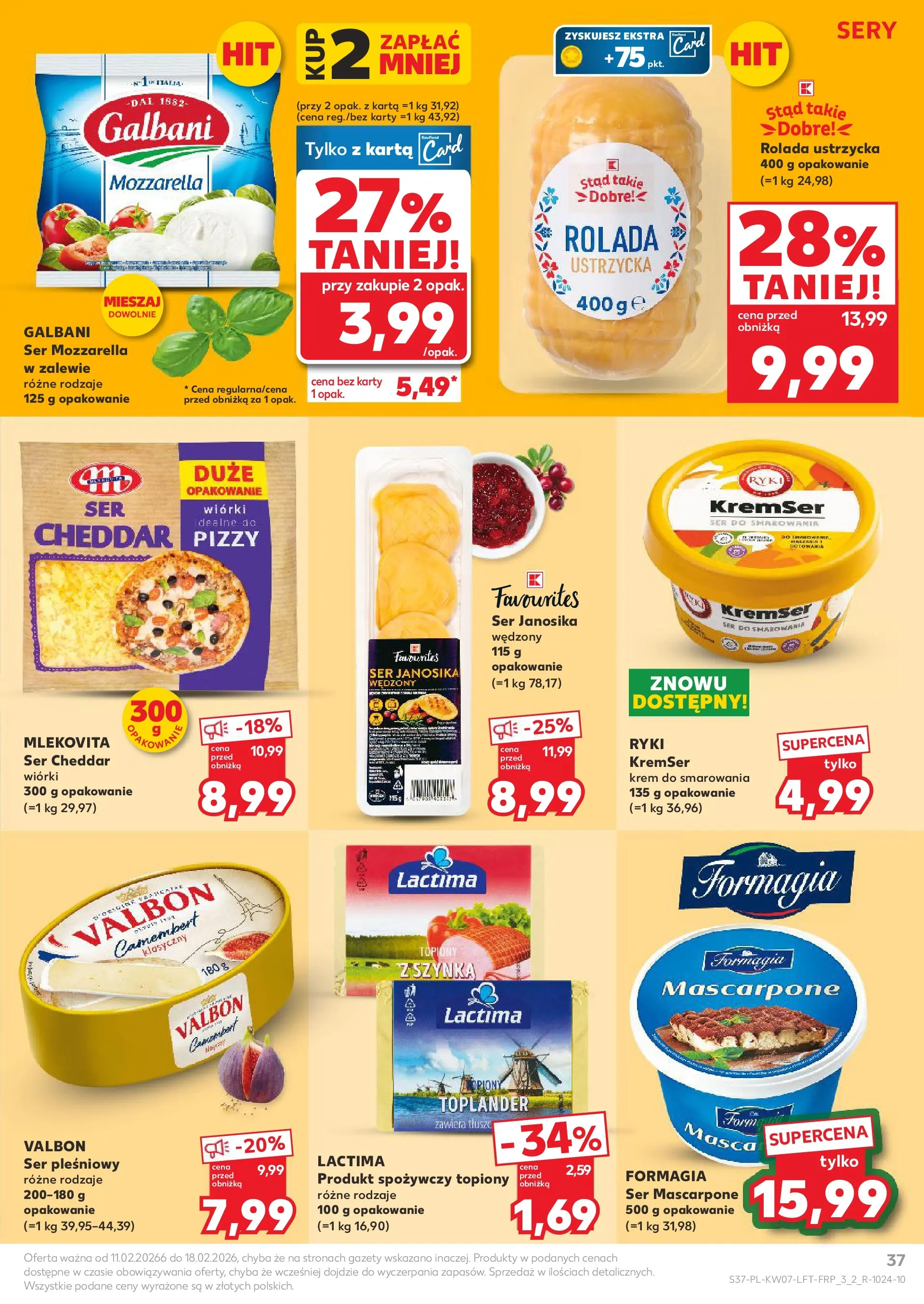 Kaufland gazetka od 11.02.2026 - od jutra PDF | Strona: 37