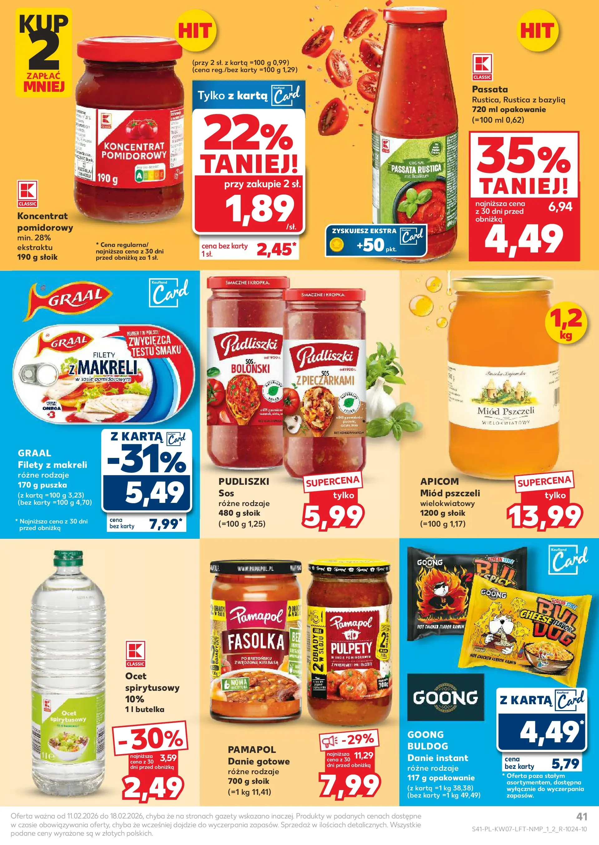 Kaufland gazetka od 11.02.2026 - od jutra PDF | Strona: 41