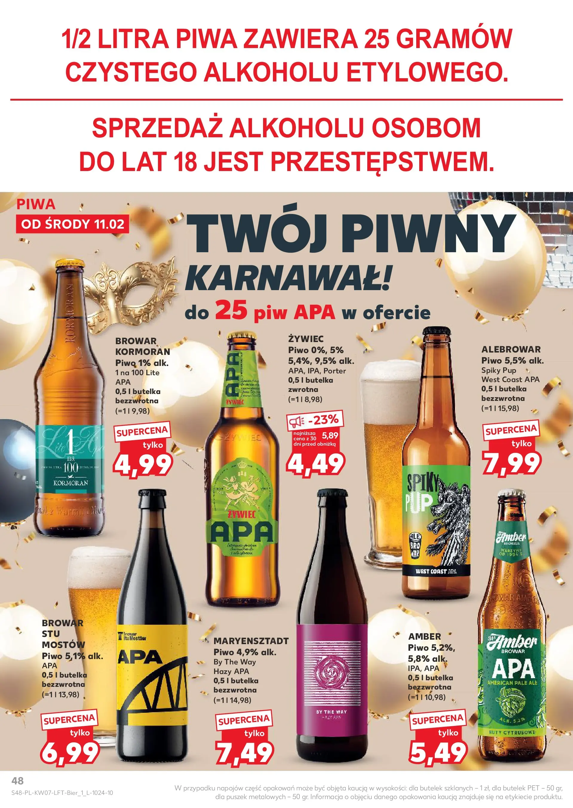 Kaufland gazetka od 11.02.2026 - od jutra PDF | Strona: 48