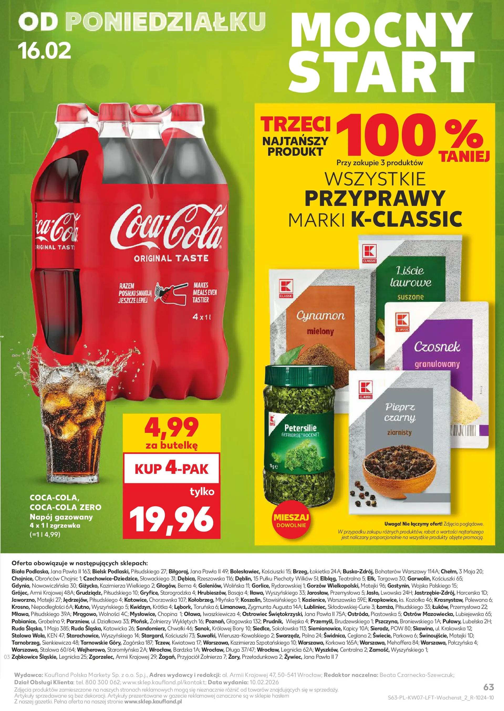 Kaufland gazetka od 11.02.2026 - od jutra PDF | Strona: 63