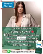 Bianco Market Sconto 10% - al 14.02.2026