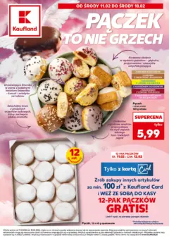 Pogląd oferty "Kaufland gazetka - Pączki" - ważna od 05.02.2026