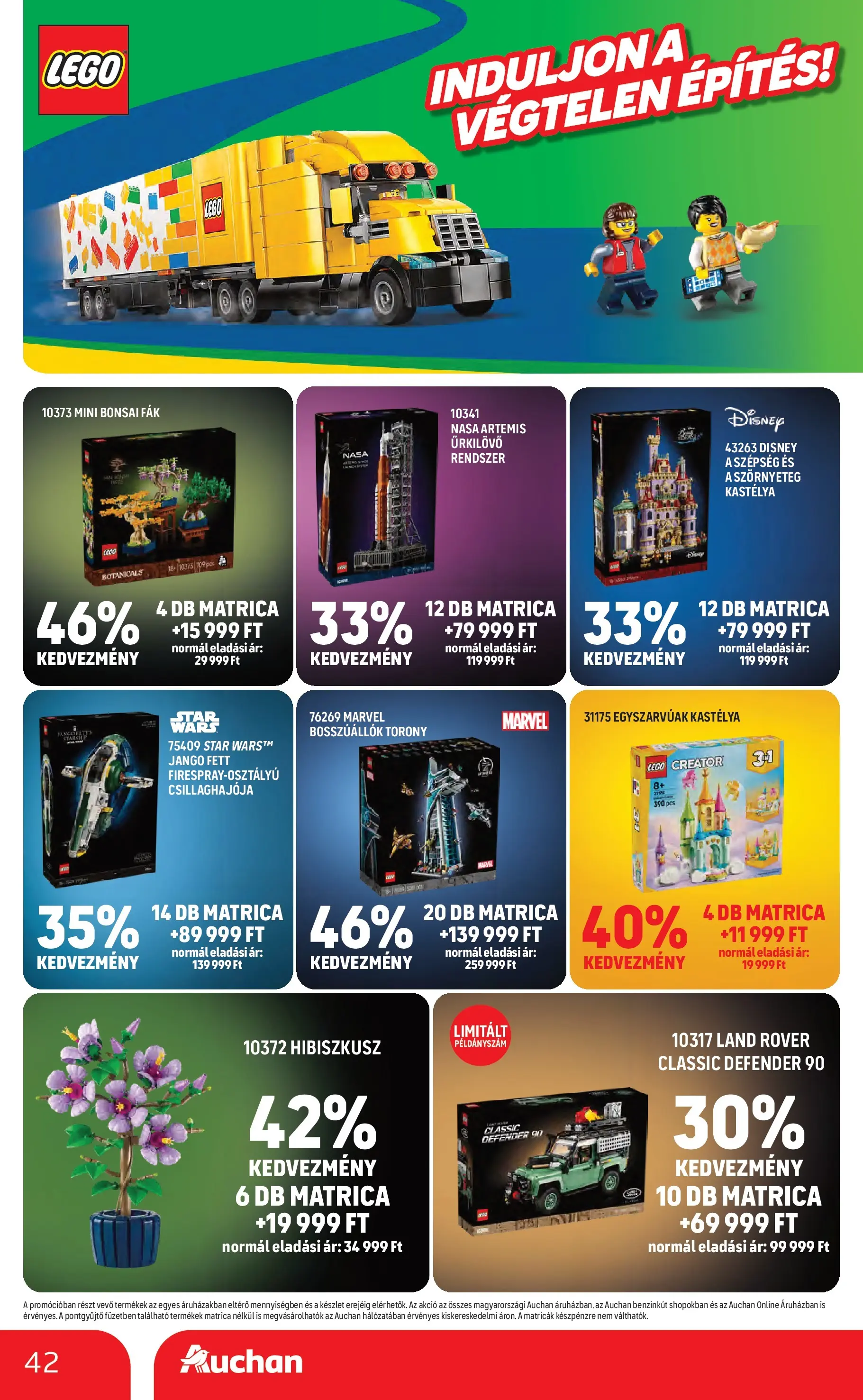 Auchan Akciós újság Miskolc - 2026.02.12. -tól/töl > akció, lapozható szórólap 🛍️ | Oldal: 42
