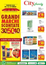City Family Grandi marche scontate 30%,40%,50% - al 18.02.2026