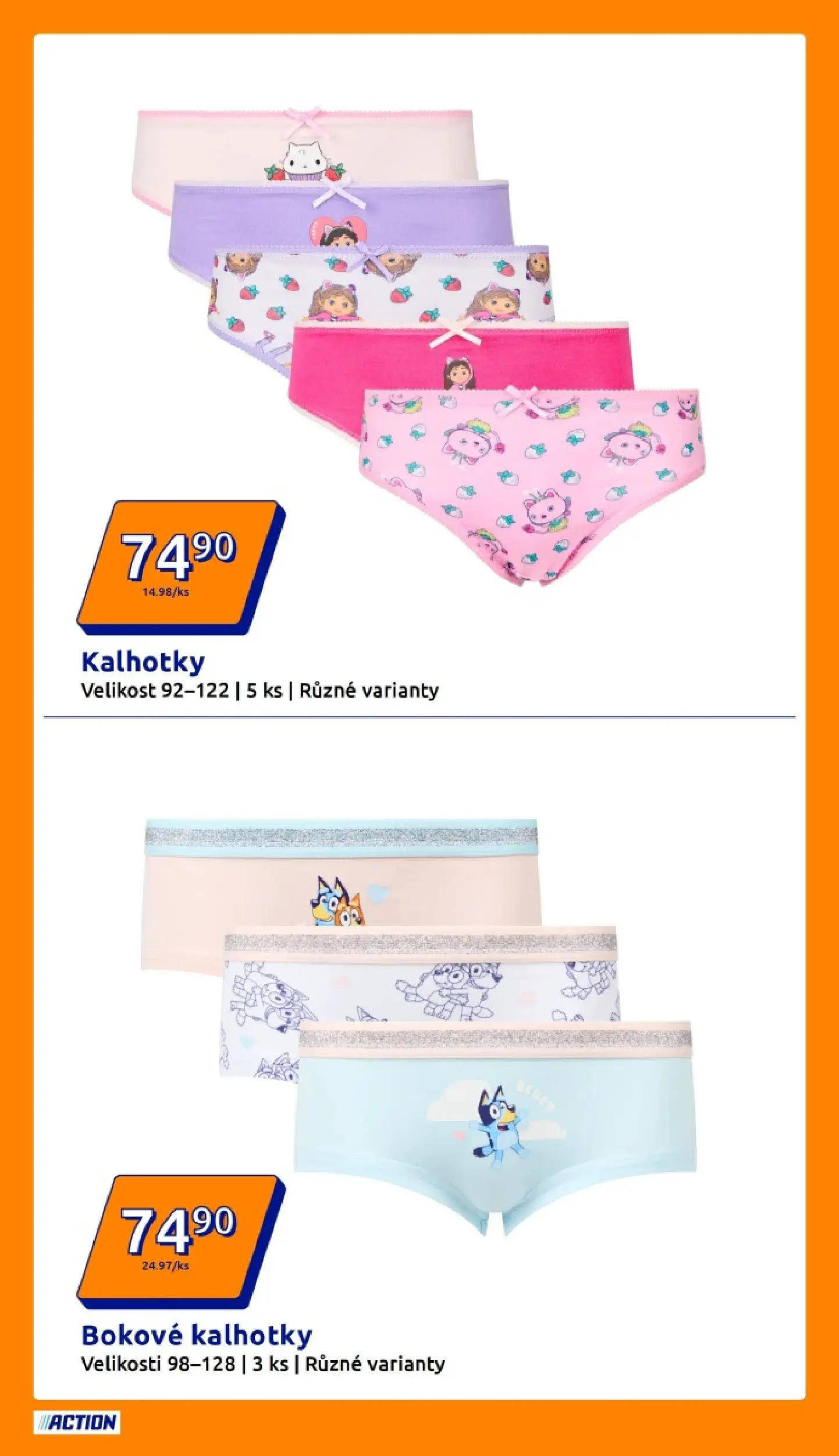 Action leták od 11.02.2026 - Akční leták online | Strana: 3 | Produkty: Kalhotky