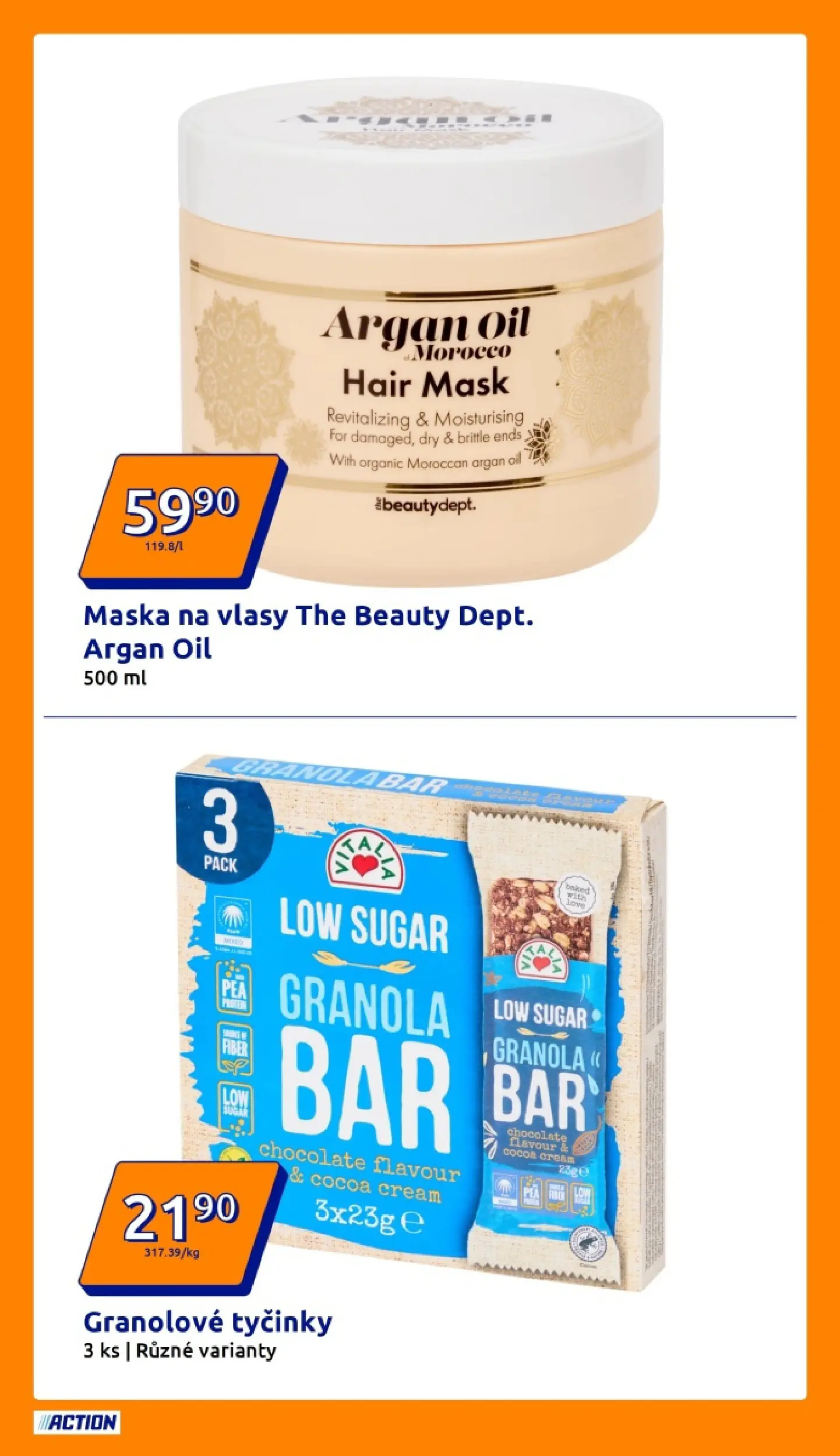 Action leták od 11.02.2026 - Akční leták online | Strana: 27 | Produkty: Granola, Tyčinky, Maska na vlasy, Maska