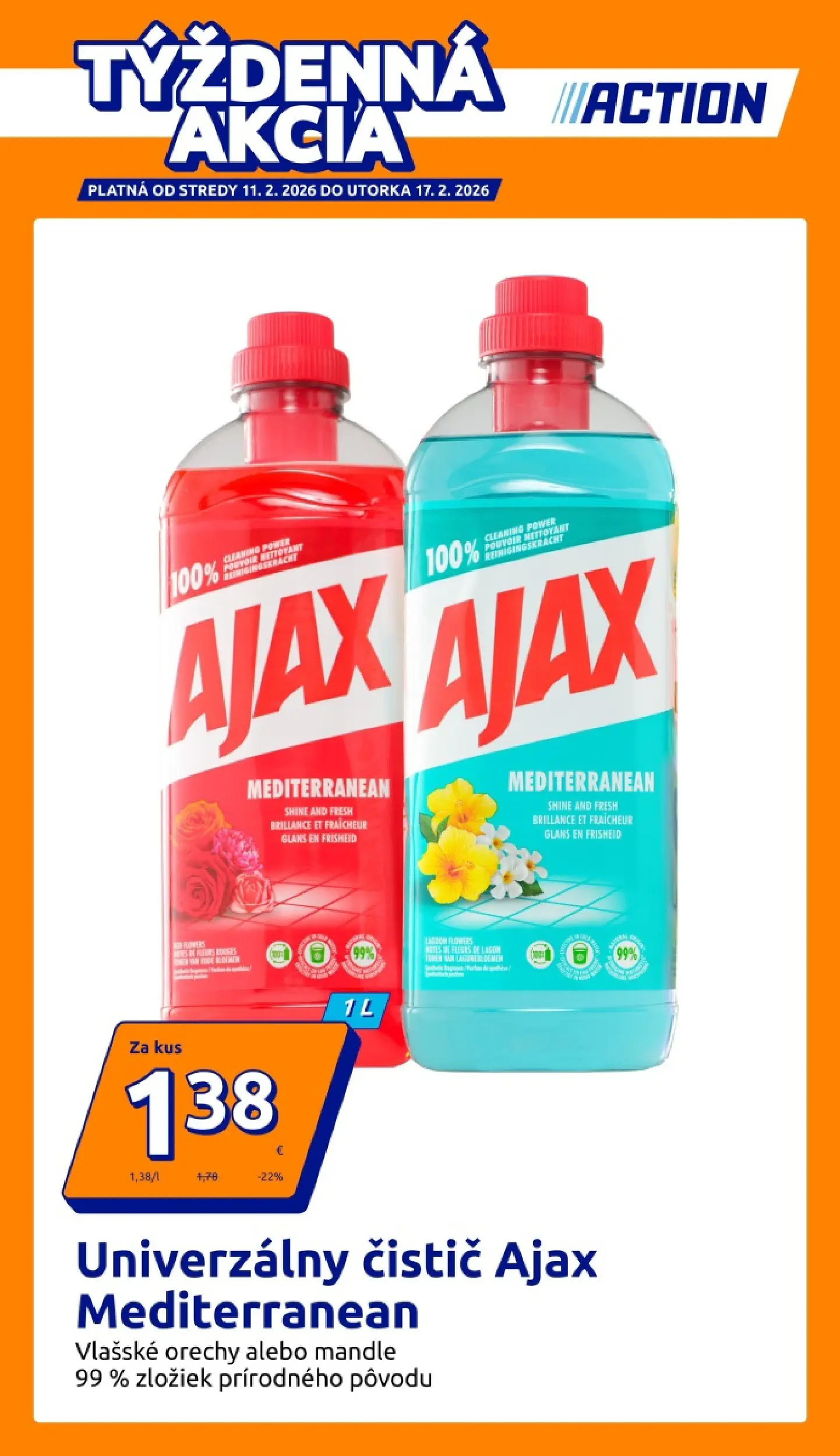 Action leták od 11.02.2026 » aktuálna akcia | Strana: 1 | Produkty: Orechy, Mandle, Vlašské orechy