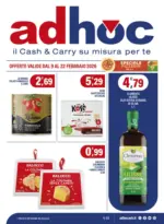 Adhoc OFFERTE VALIDE DAL 9 AL 22 FEBBRAIO 2026 - al 22.02.2026