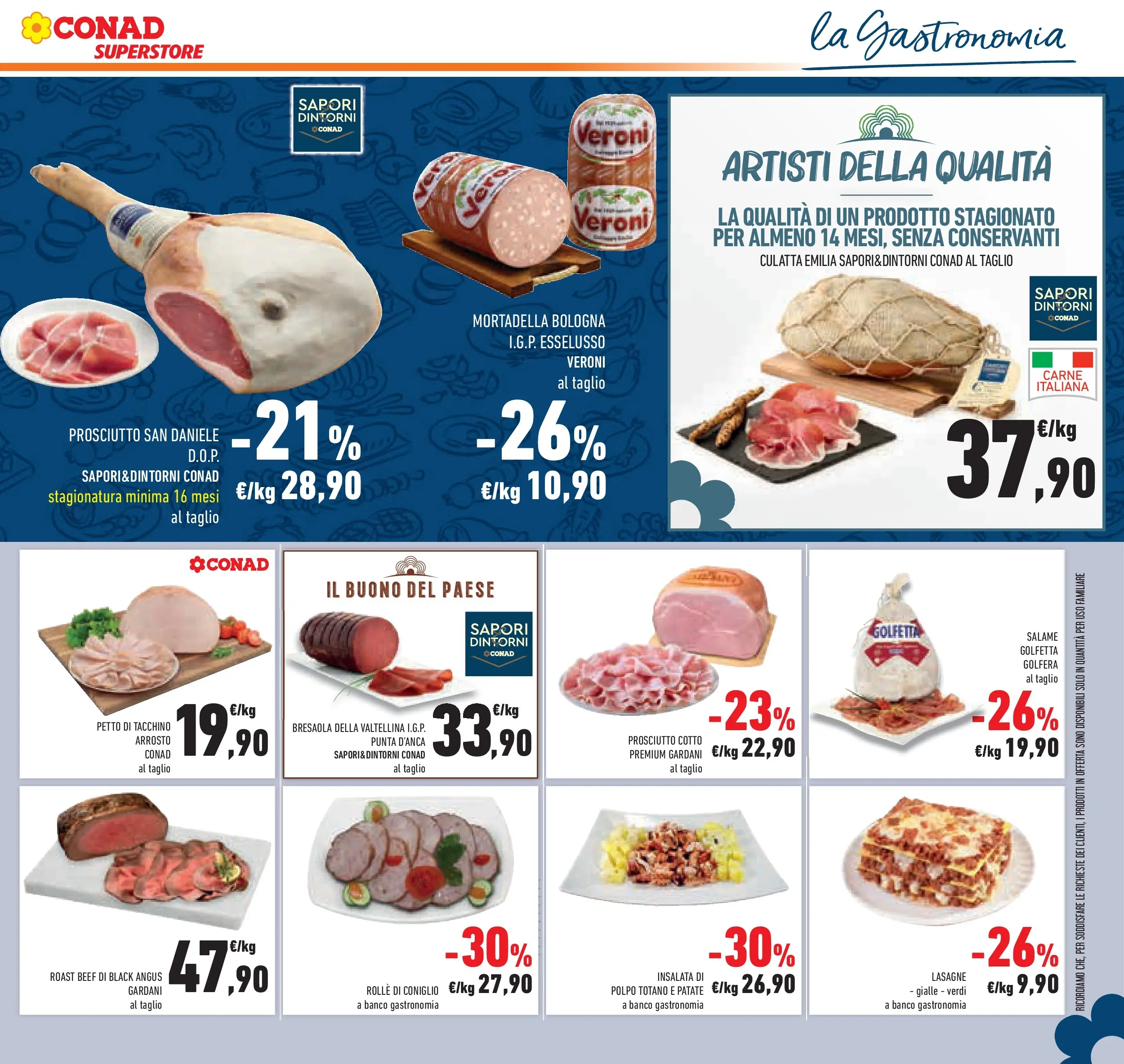 Volantino Conad dal 11/02/2026 > Anteprima | Pagina: 19 | Prodotti: Arrosto, Patate, Prosciutto, Totano