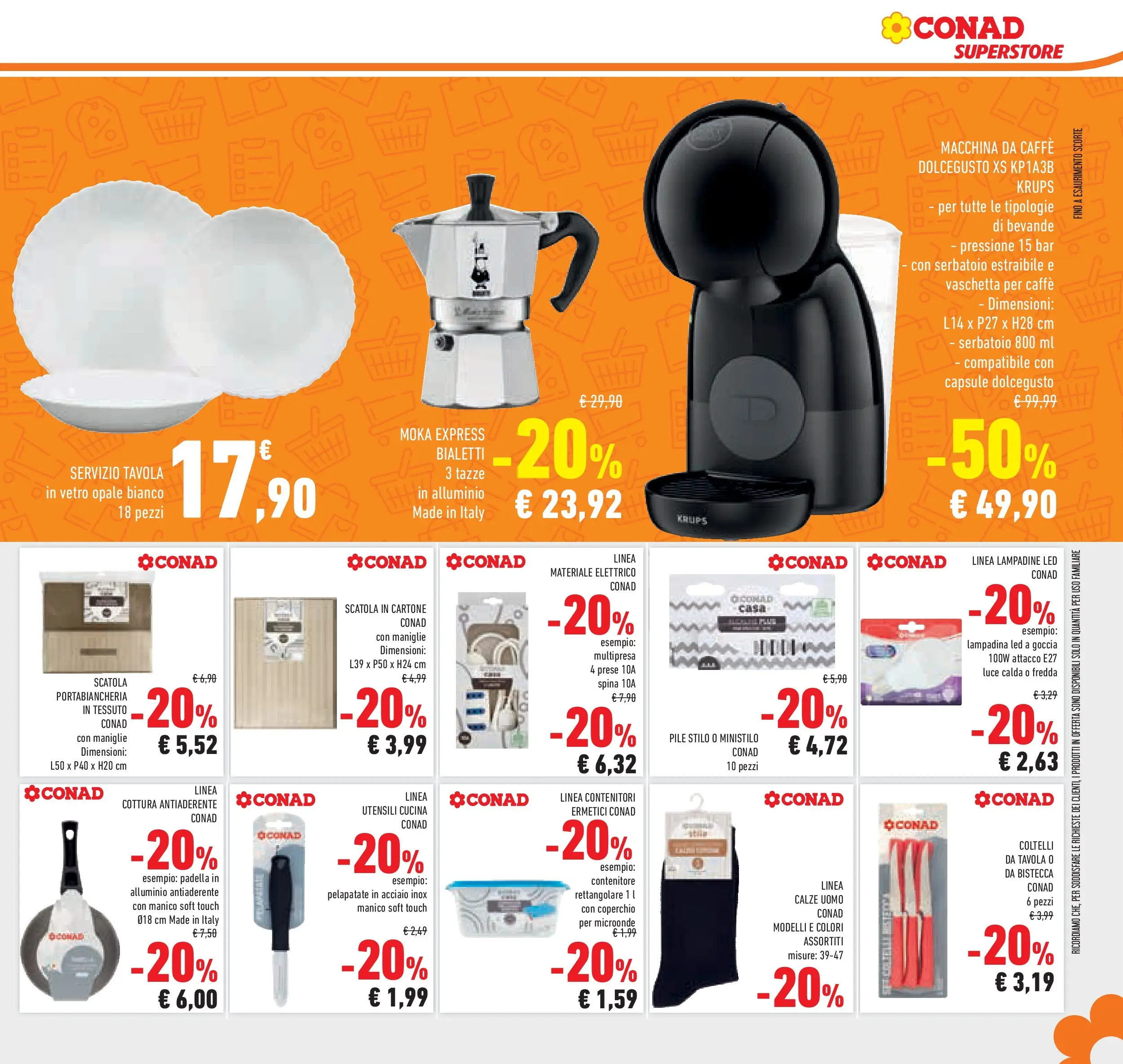 Volantino Conad dal 11/02/2026 > Anteprima | Pagina: 33 | Prodotti: Pile, Microonde, Macchina da caffe, Caffè