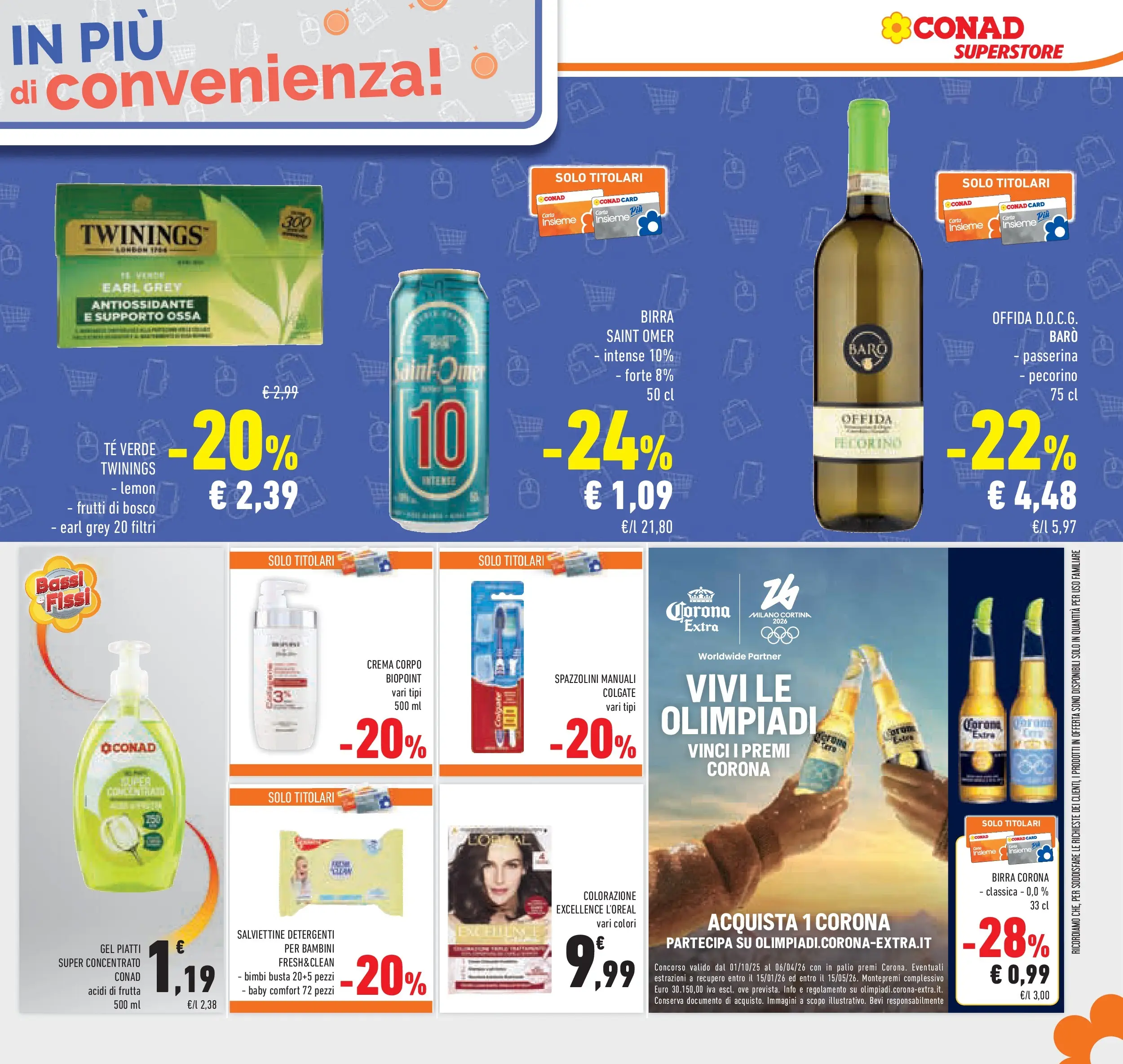 Volantino Conad dal 11/02/2026 > Anteprima | Pagina: 37 | Prodotti: Crema, Birra, Tè, Pecorino