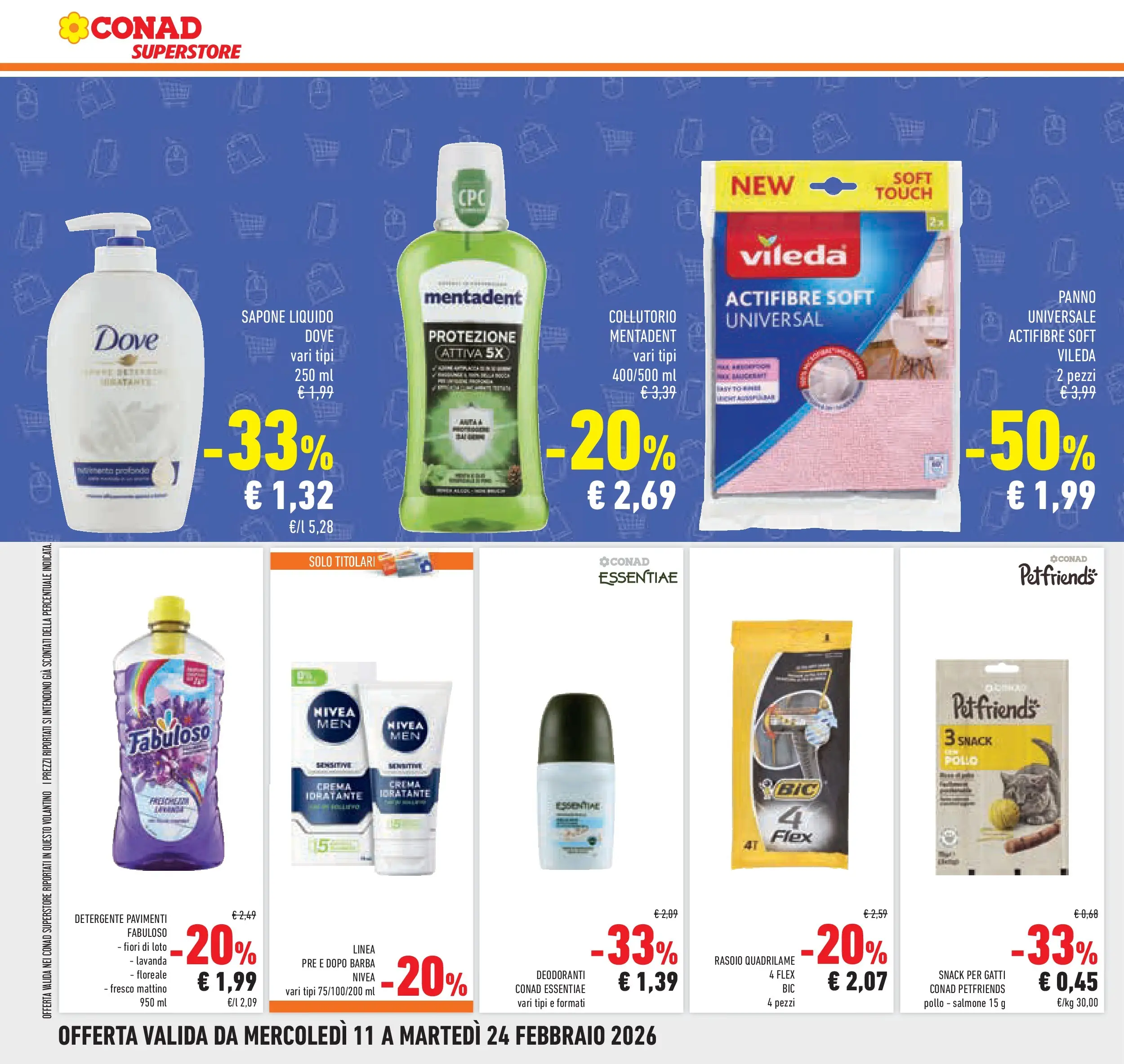 Volantino Conad dal 11/02/2026 > Anteprima | Pagina: 38 | Prodotti: Crema, Pollo, Salmone, Lavanda