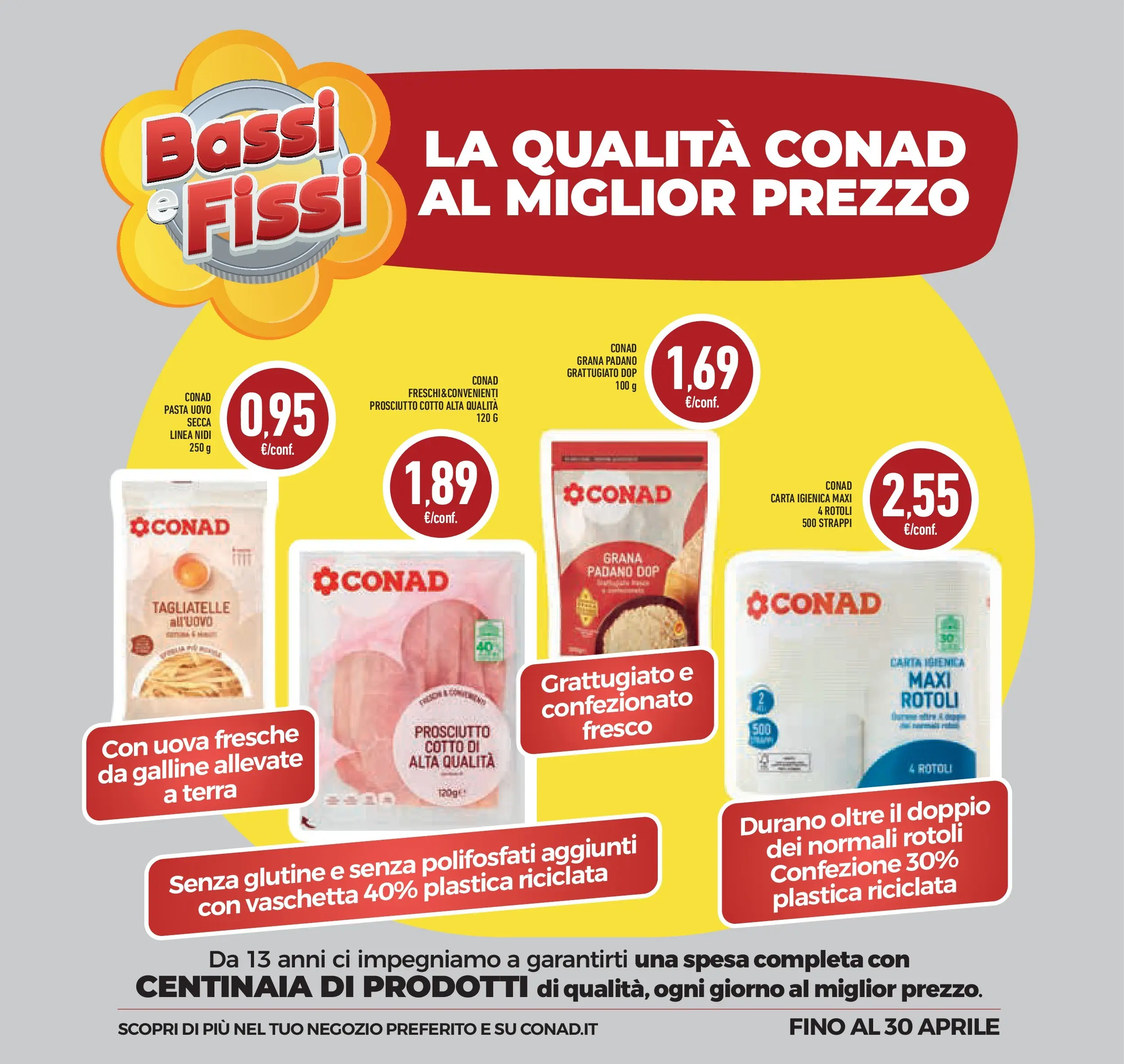 Volantino Conad dal 11/02/2026 > Anteprima | Pagina: 40 | Prodotti: Carta igienica, Prosciutto, Pasta, Terra