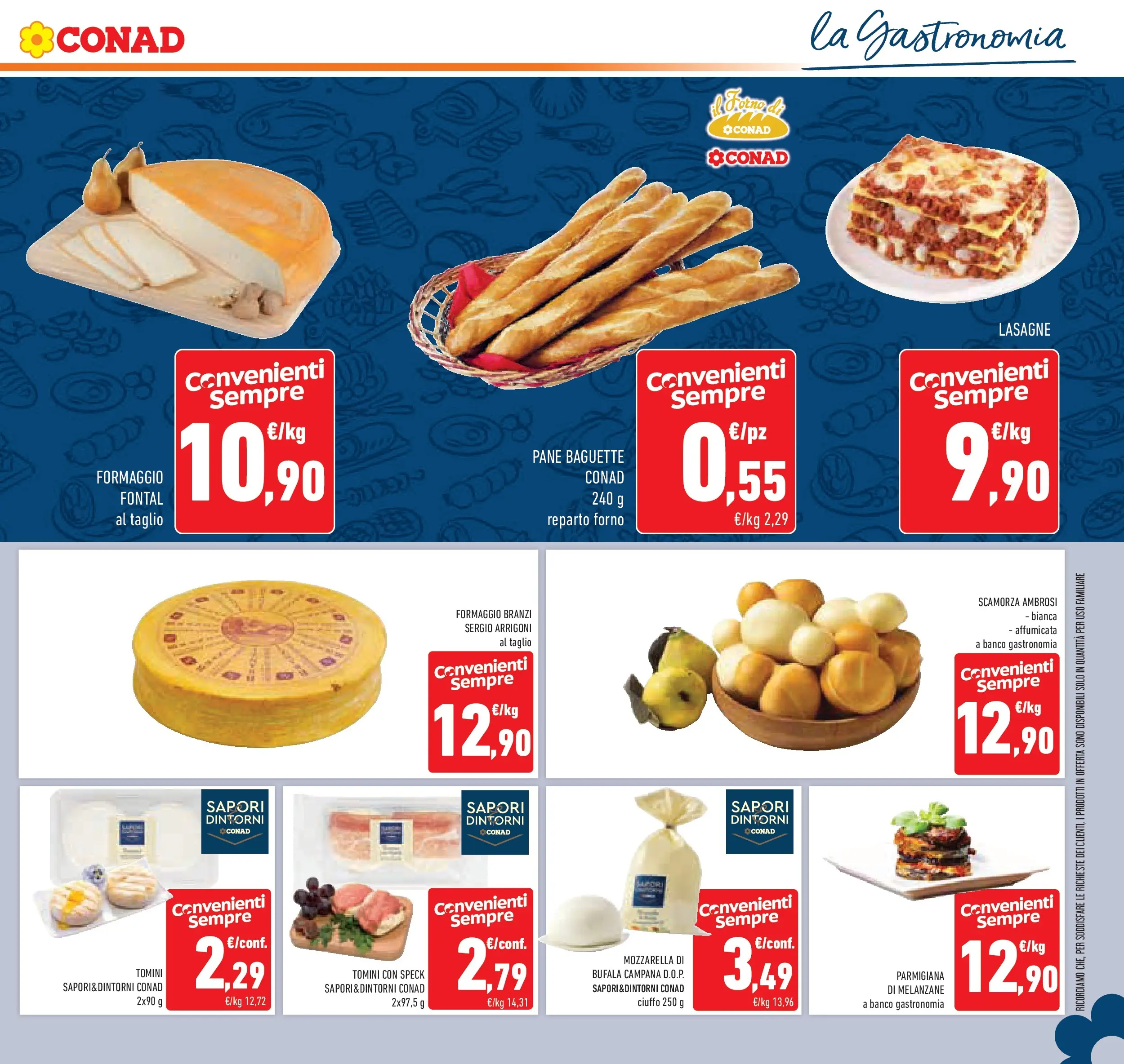 Volantino Conad dal 11/02/2026 > Anteprima | Pagina: 15 | Prodotti: Formaggio, Lasagna, Melanzane, Forno