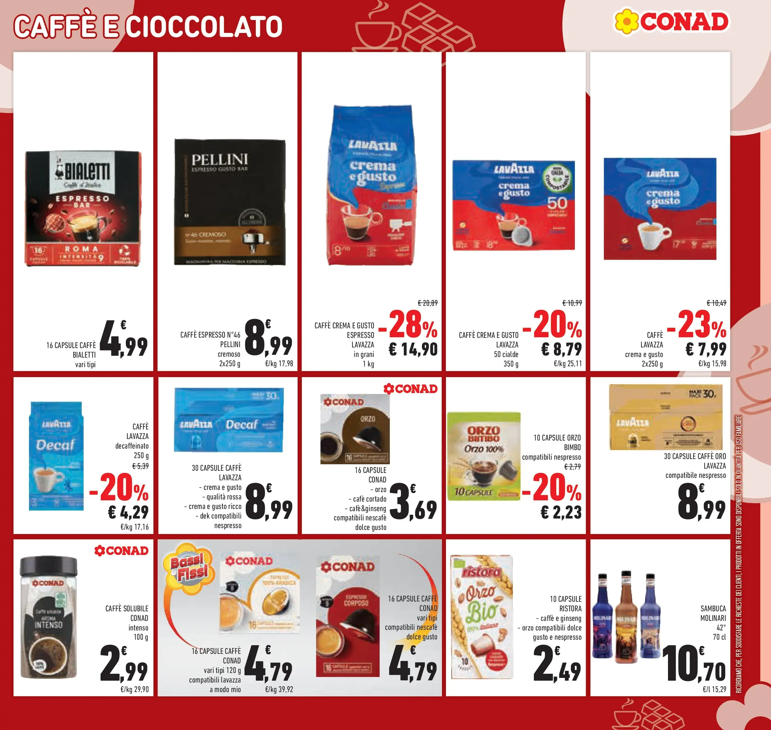 Volantino Conad dal 11/02/2026 > Anteprima | Pagina: 27 | Prodotti: Crema, Caffè, Cioccolato, Lavazza