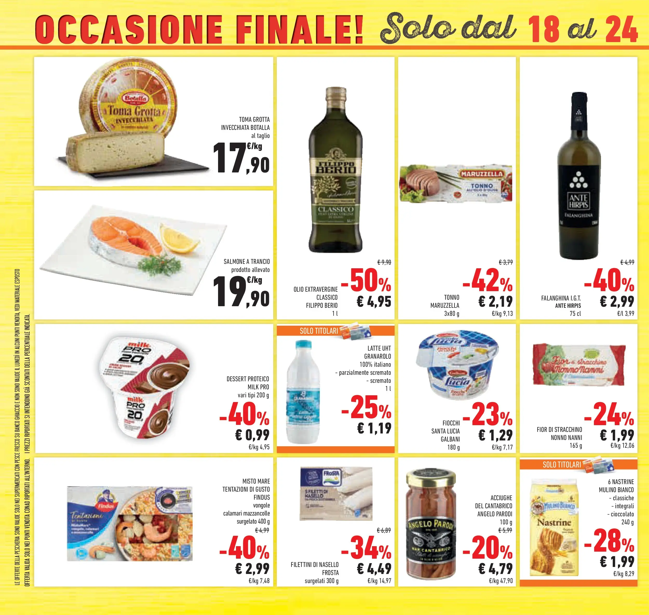 Volantino Conad dal 11/02/2026 > Anteprima | Pagina: 38 | Prodotti: Salmone, Latte, Olive, Stracchino