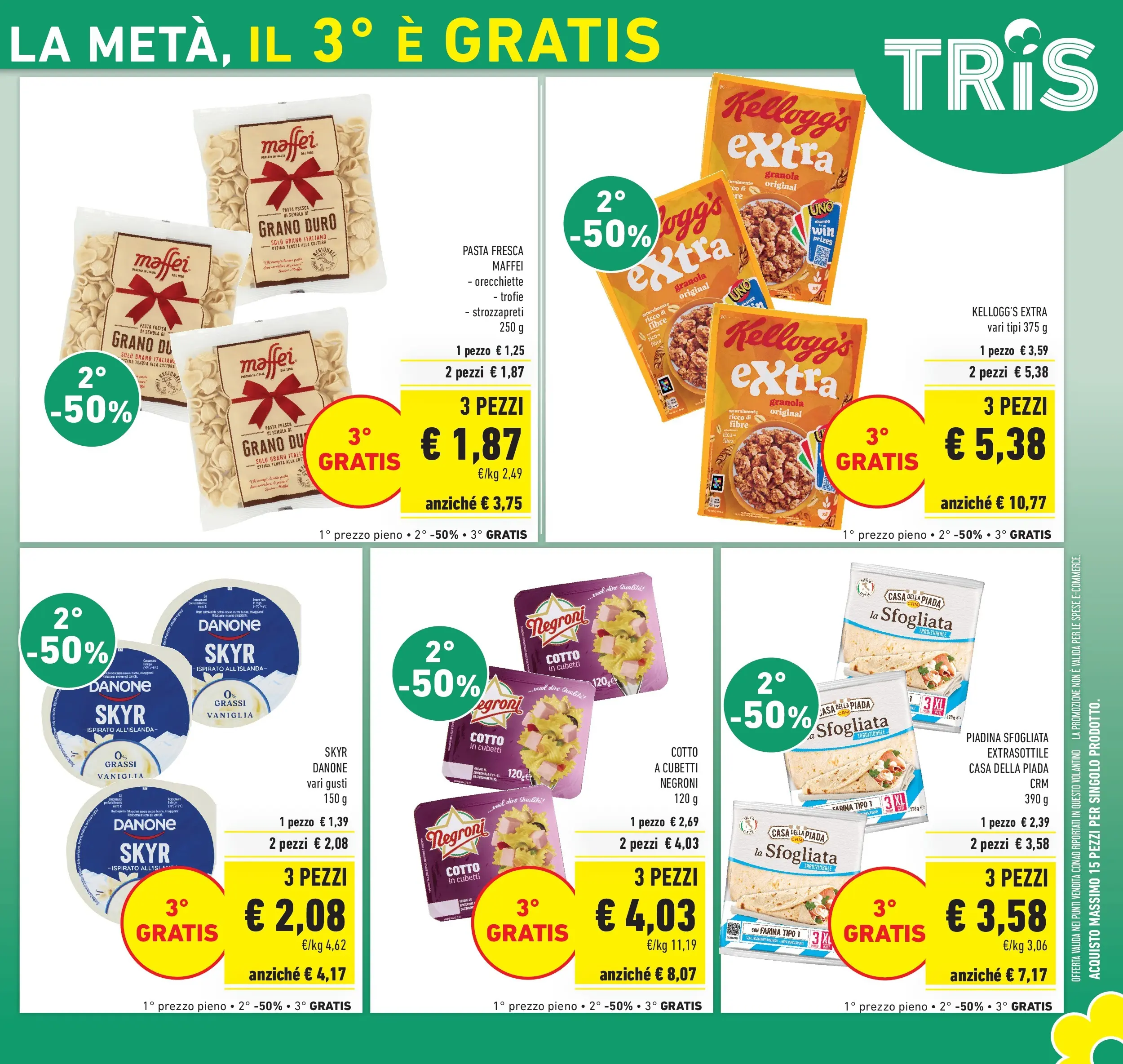 Volantino Conad dal 11/02/2026 > Anteprima | Pagina: 5 | Prodotti: Yogurt, Farina, Piadina, Orecchiette