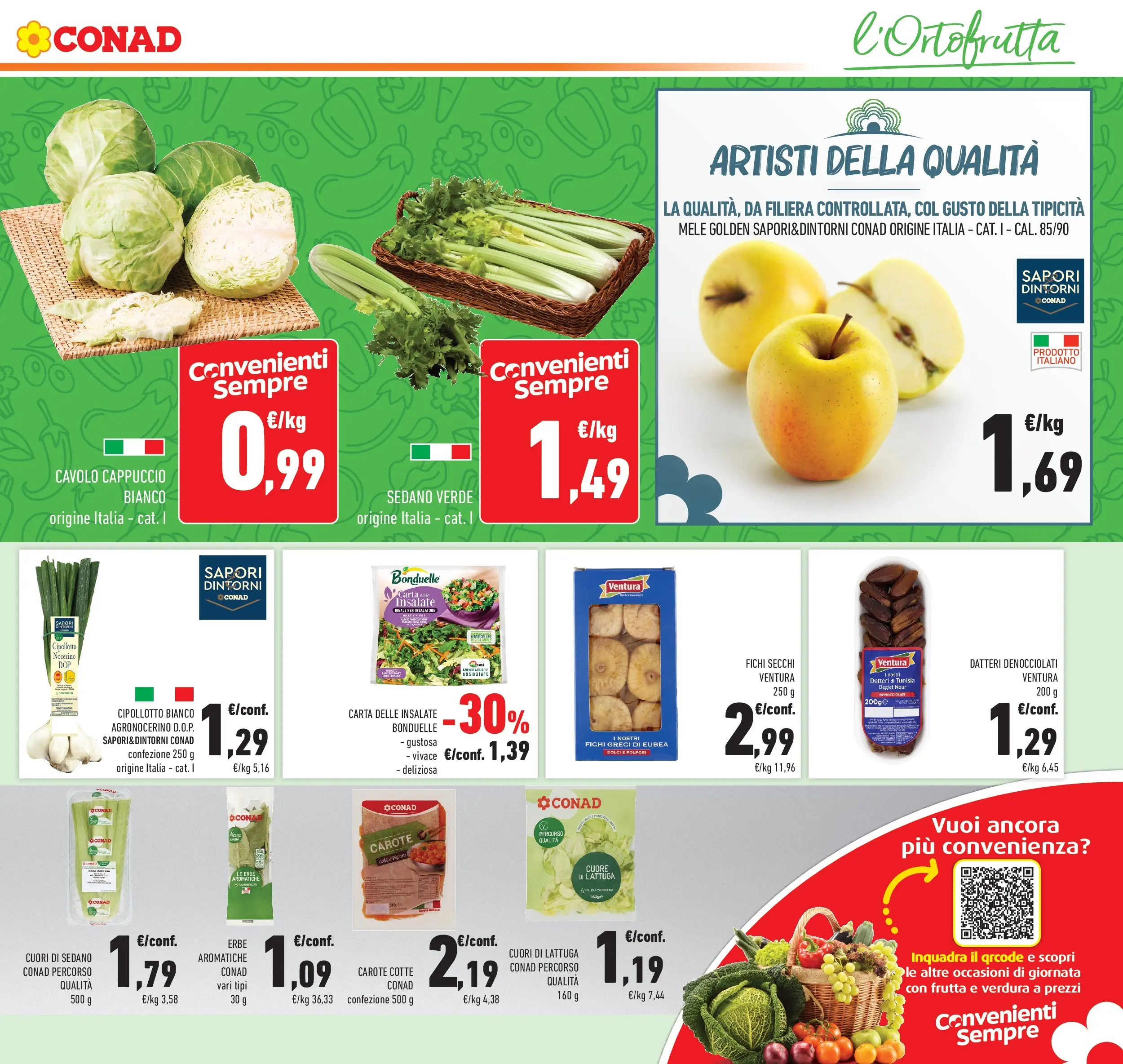 Volantino Conad dal 11/02/2026 > Anteprima | Pagina: 11 | Prodotti: Mele, Frutta, Carote, Sedano