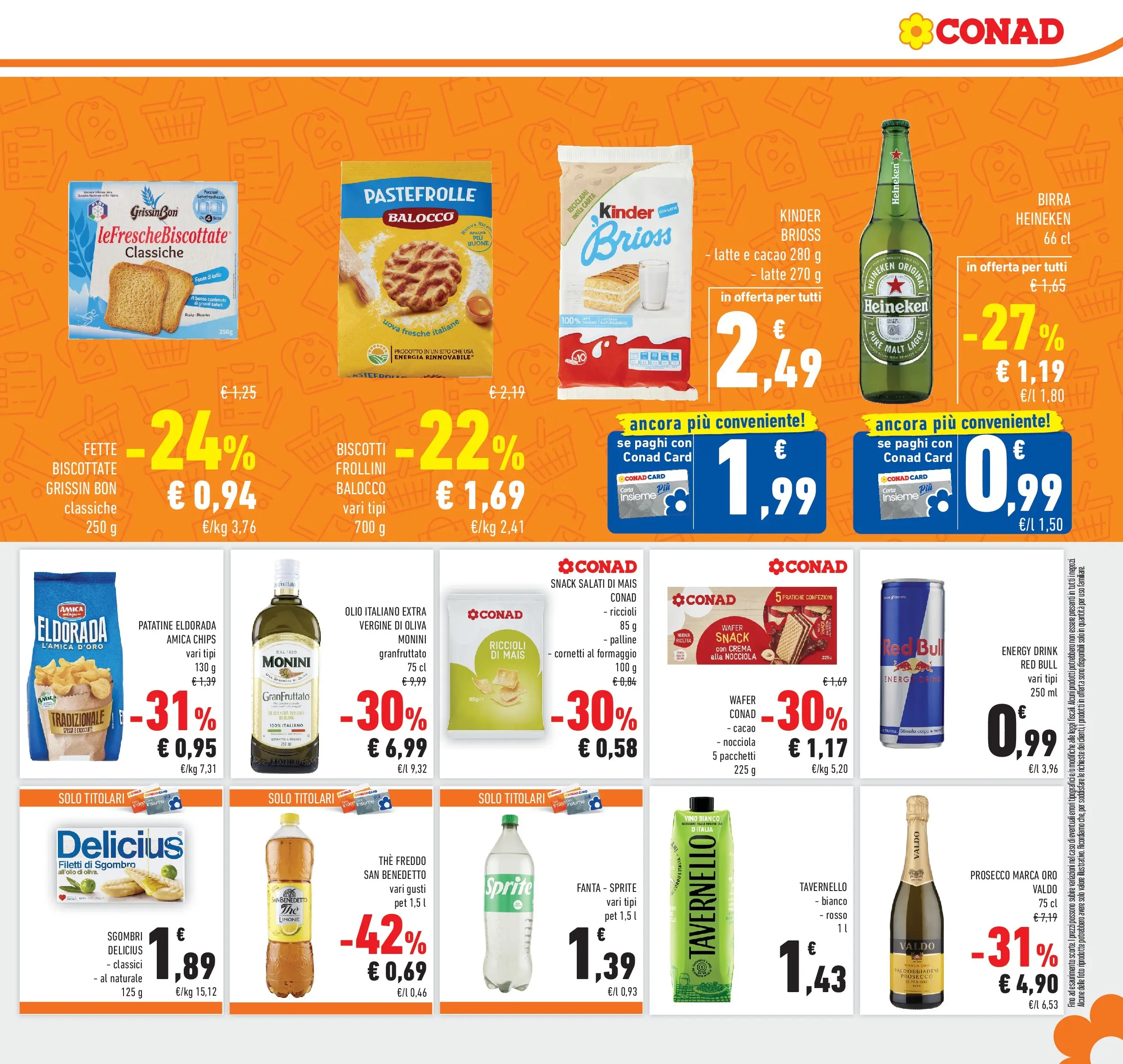Volantino Conad dal 11/02/2026 > Anteprima | Pagina: 23 | Prodotti: Crema, Patatine, Heineken, Vino bianco