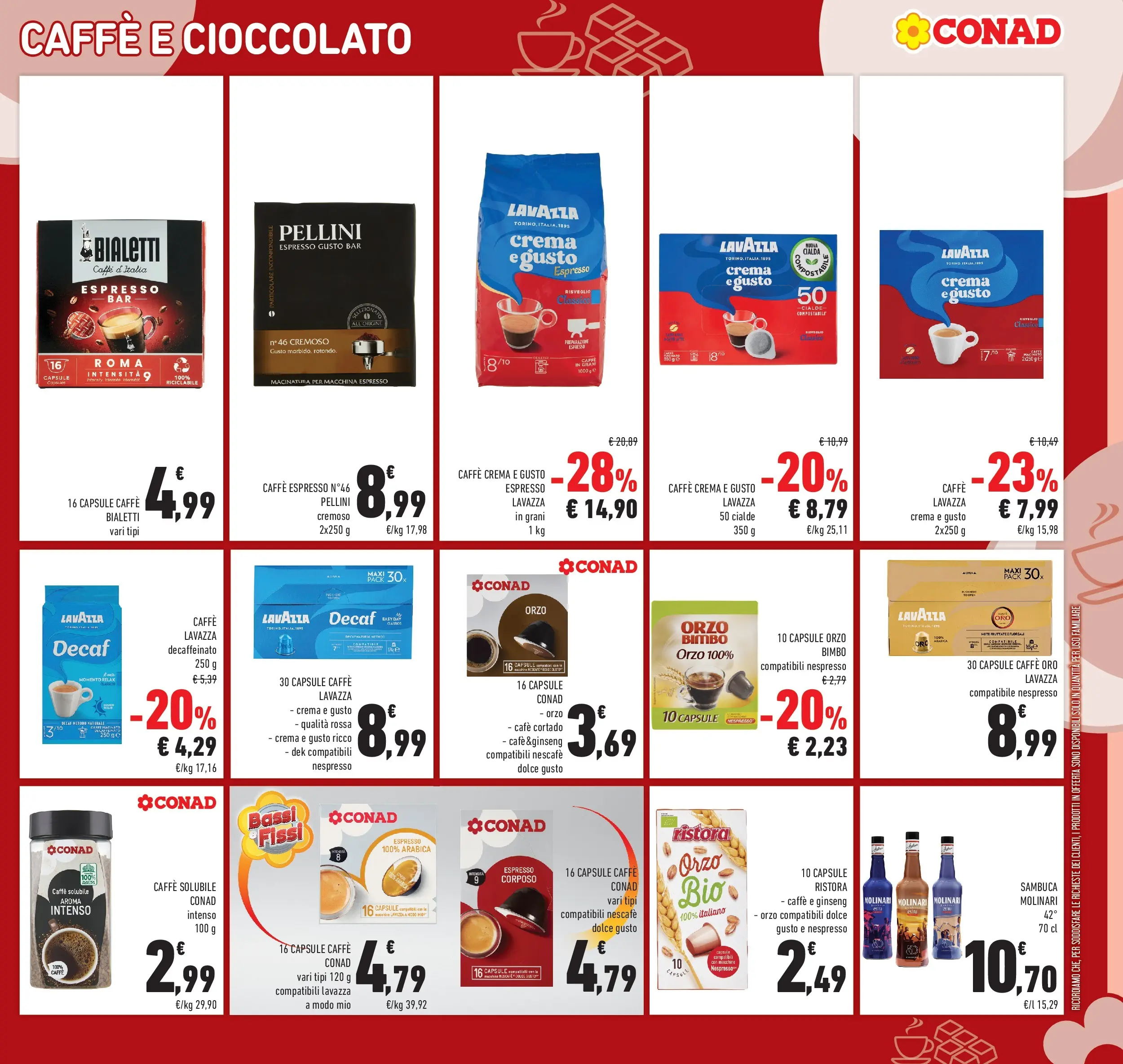 Volantino Conad dal 11/02/2026 > Anteprima | Pagina: 27 | Prodotti: Crema, Caffè, Cioccolato, Lavazza