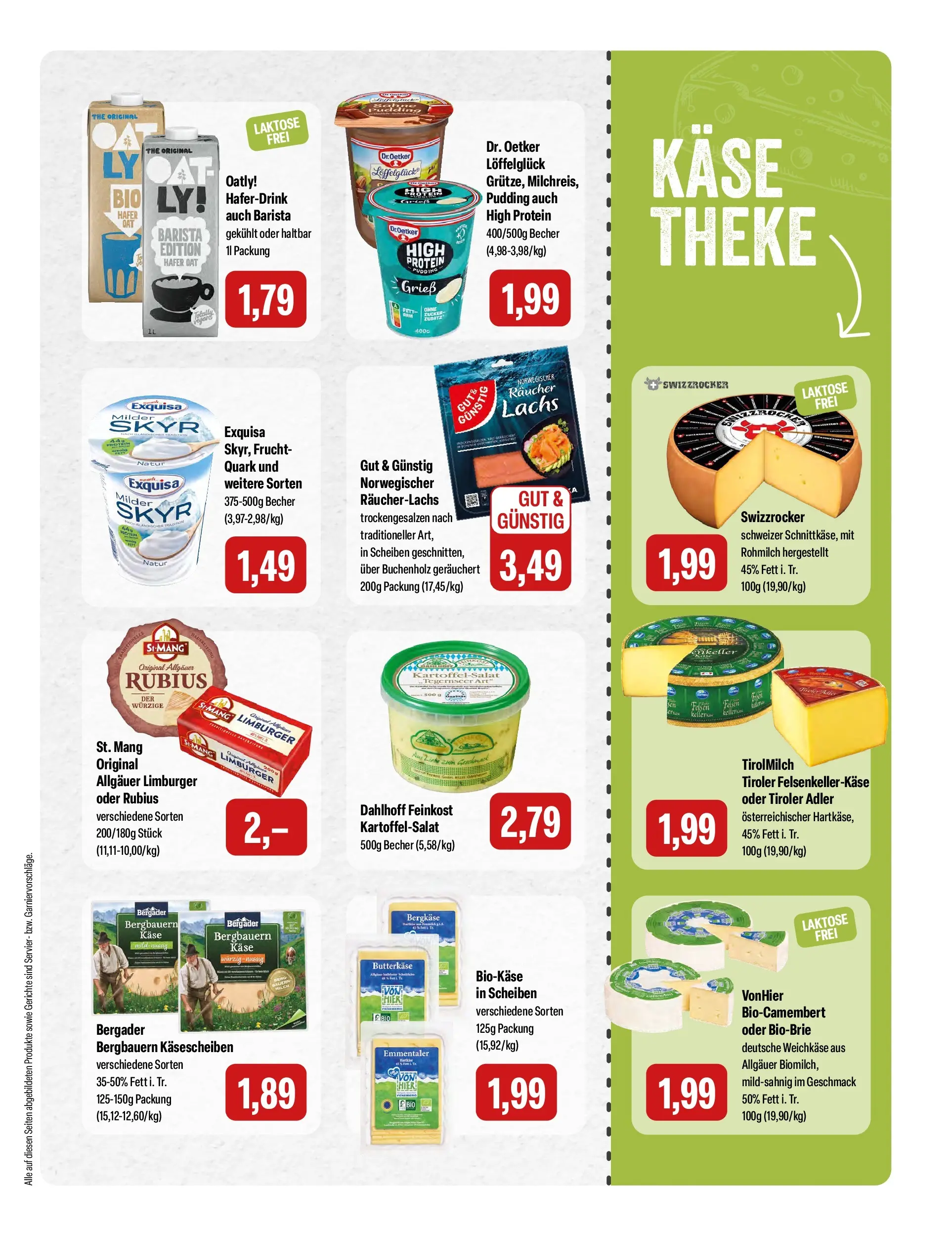 Feneberg - Feneberg: Aktuelle Angebote (ab 19.02.2026) zum Blättern | Seite: 7 | Produkte: Käse, Exquisa, Räucherlachs, Zucker