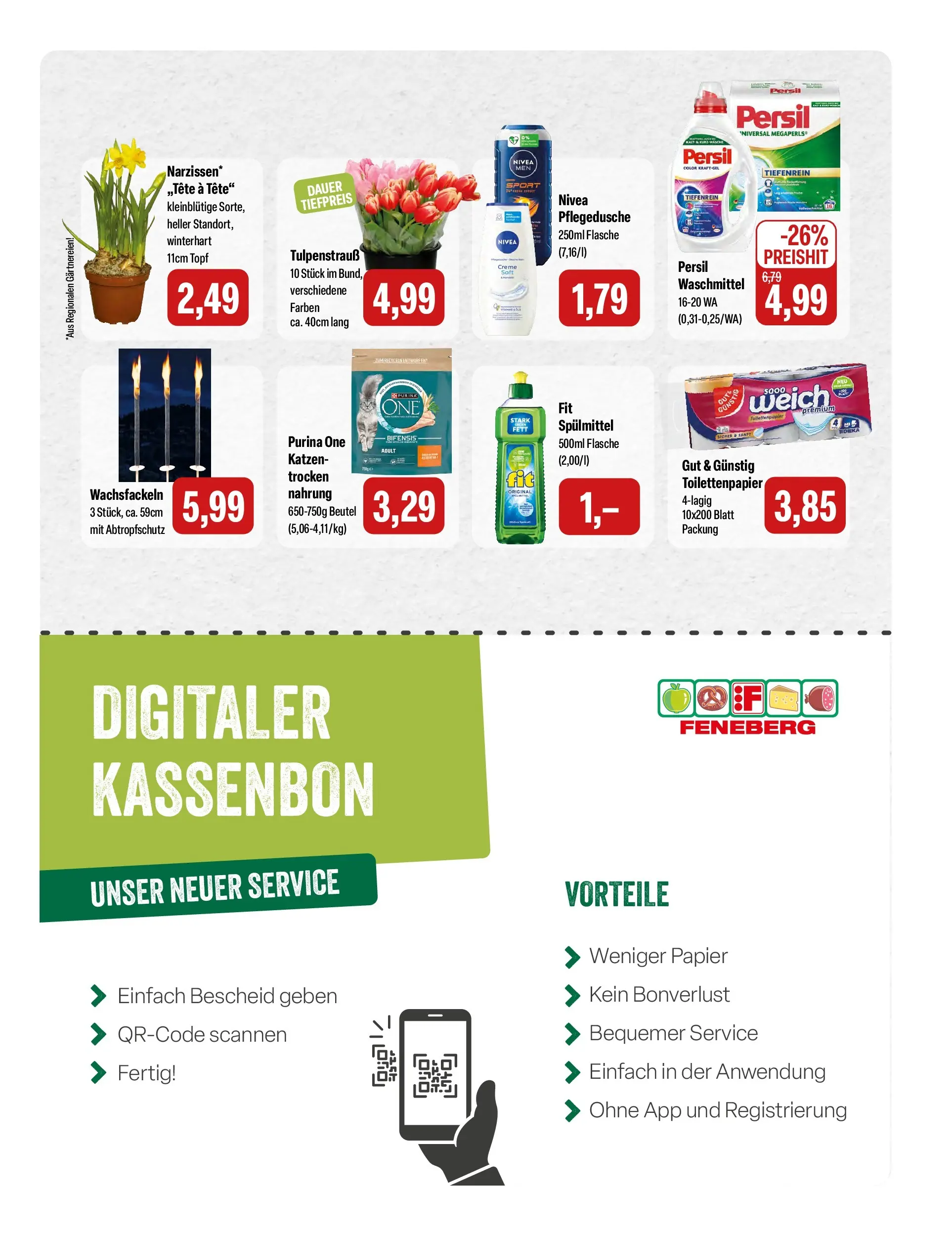 Feneberg - Feneberg: Aktuelle Angebote (ab 19.02.2026) zum Blättern | Seite: 15 | Produkte: Purina one, Creme, Waschmittel, Persil