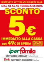 Iperfamila SCONTO 5&euro; IMMEDIATO!! - al 15.02.2026