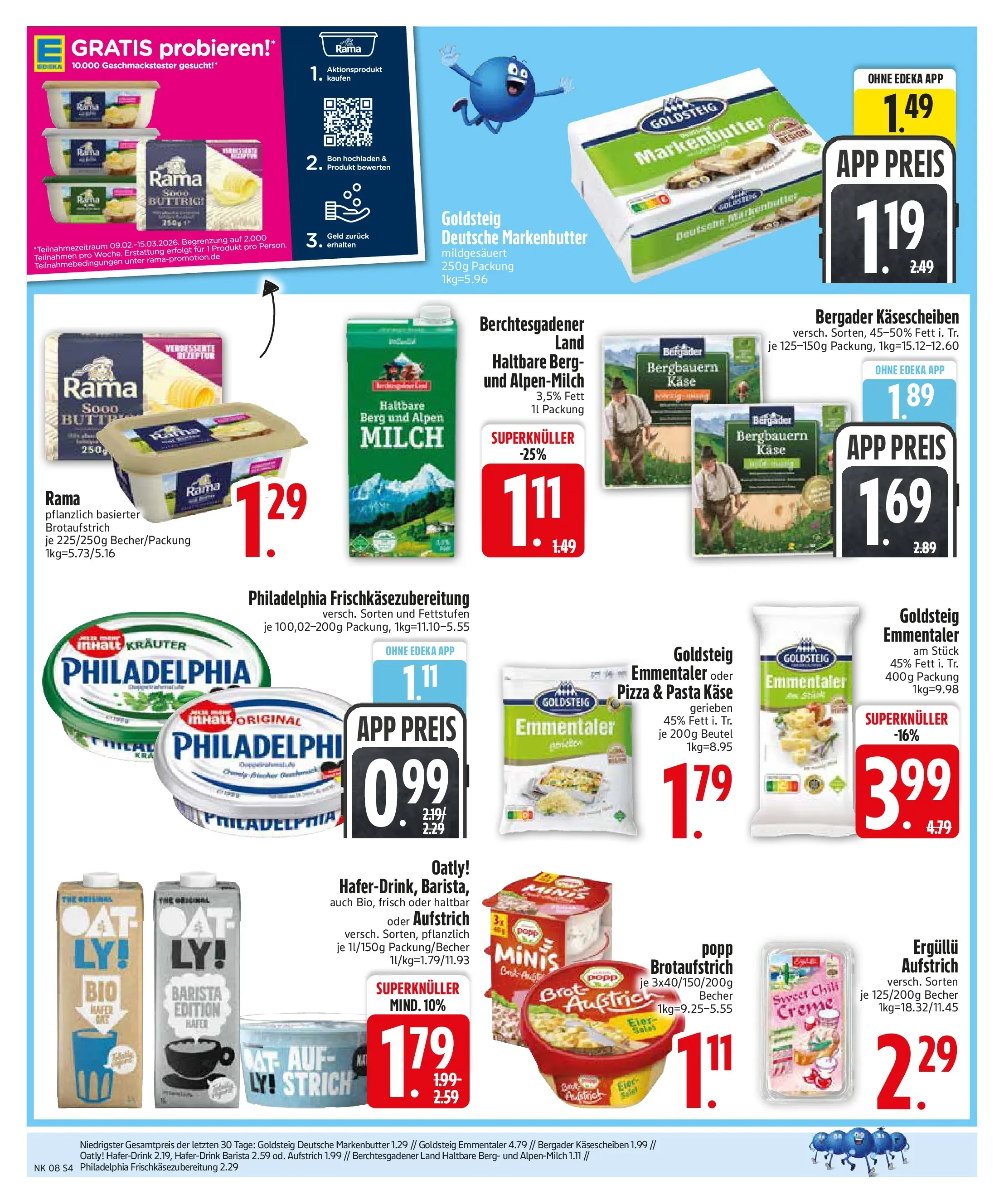 Edeka prospekt Altmannstein	 (ab 16.02.2026) » Angebote Online | Seite: 4 | Produkte: Creme, Oatly, Chili, Brot