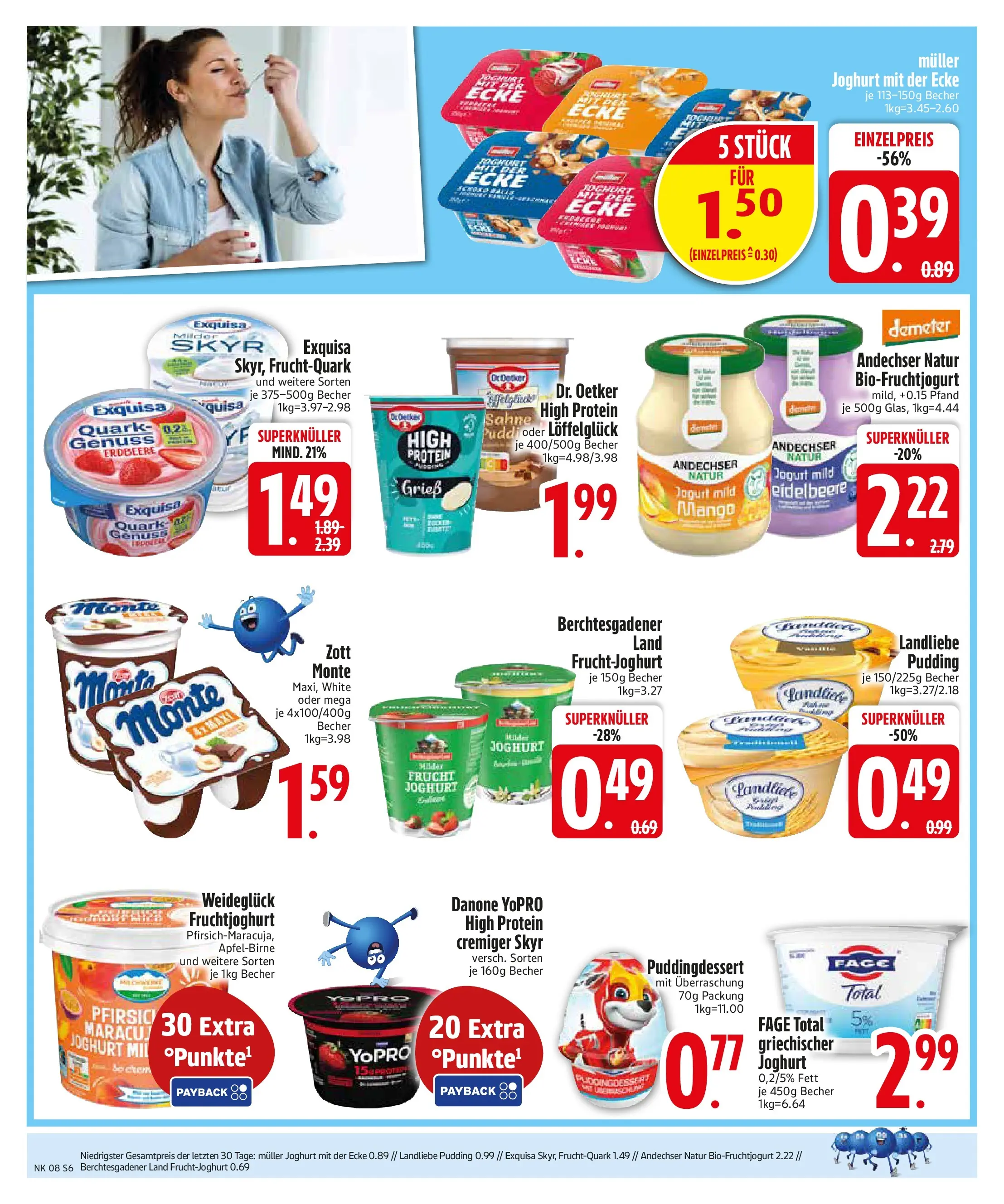 Edeka prospekt Altmannstein	 (ab 16.02.2026) » Angebote Online | Seite: 6 | Produkte: Quark, Joghurt, Pudding, Skyr