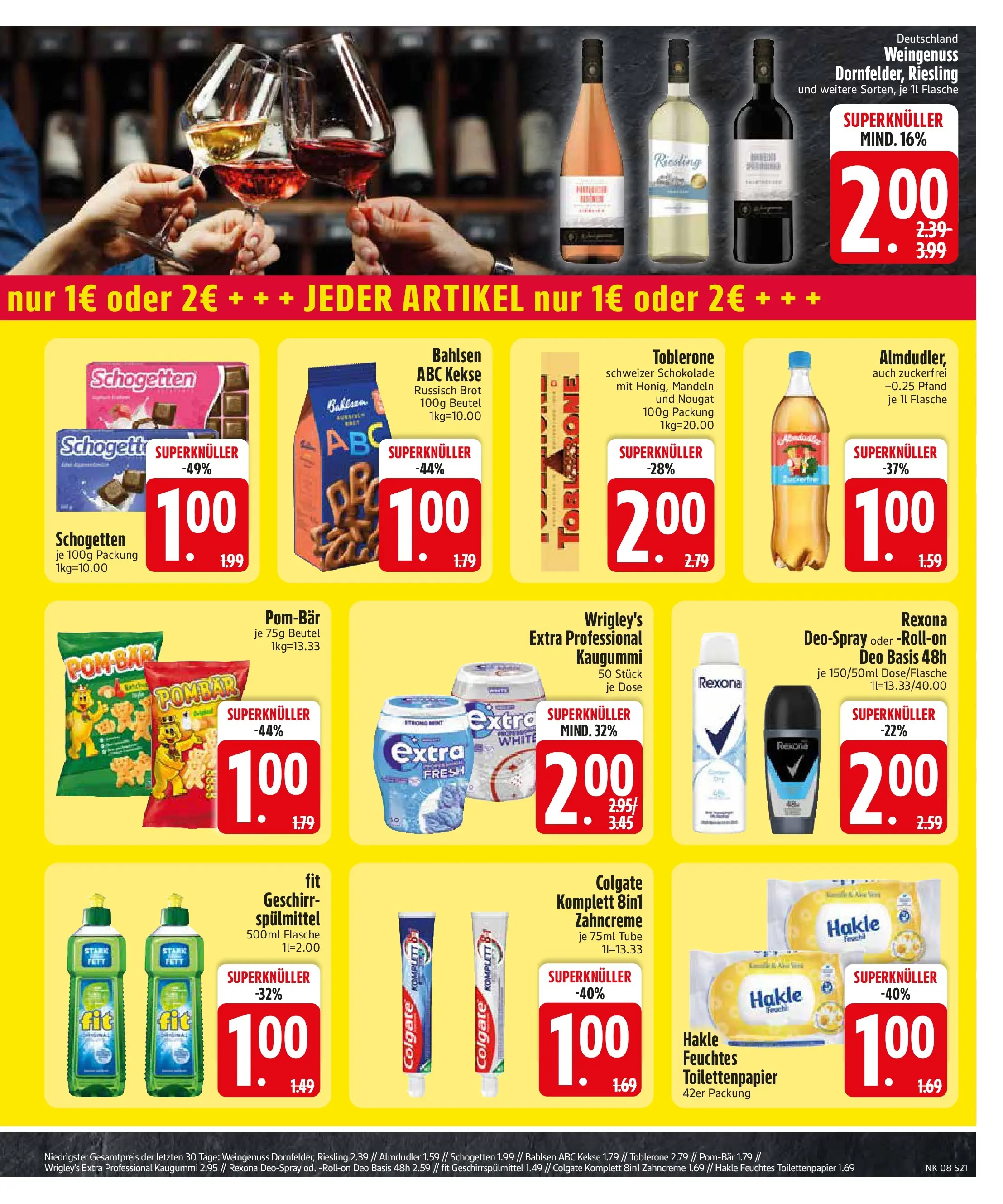 Edeka prospekt Altmannstein	 (ab 16.02.2026) » Angebote Online | Seite: 21 | Produkte: POM-BÄR, Deodorant, Schogetten, Kekse