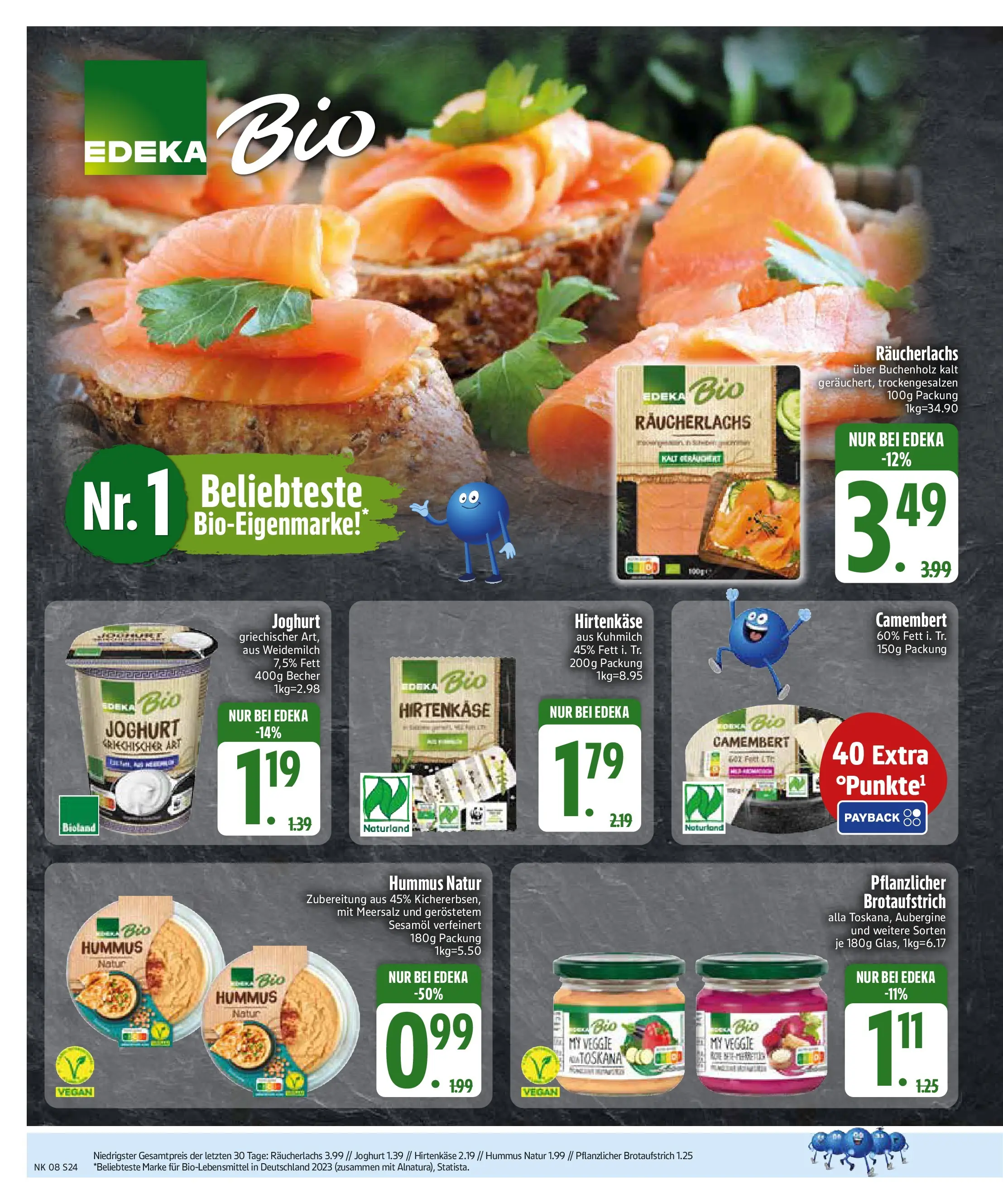 Edeka prospekt Altmannstein	 (ab 16.02.2026) » Angebote Online | Seite: 24 | Produkte: Feta, Joghurt, Räucherlachs, Aubergine