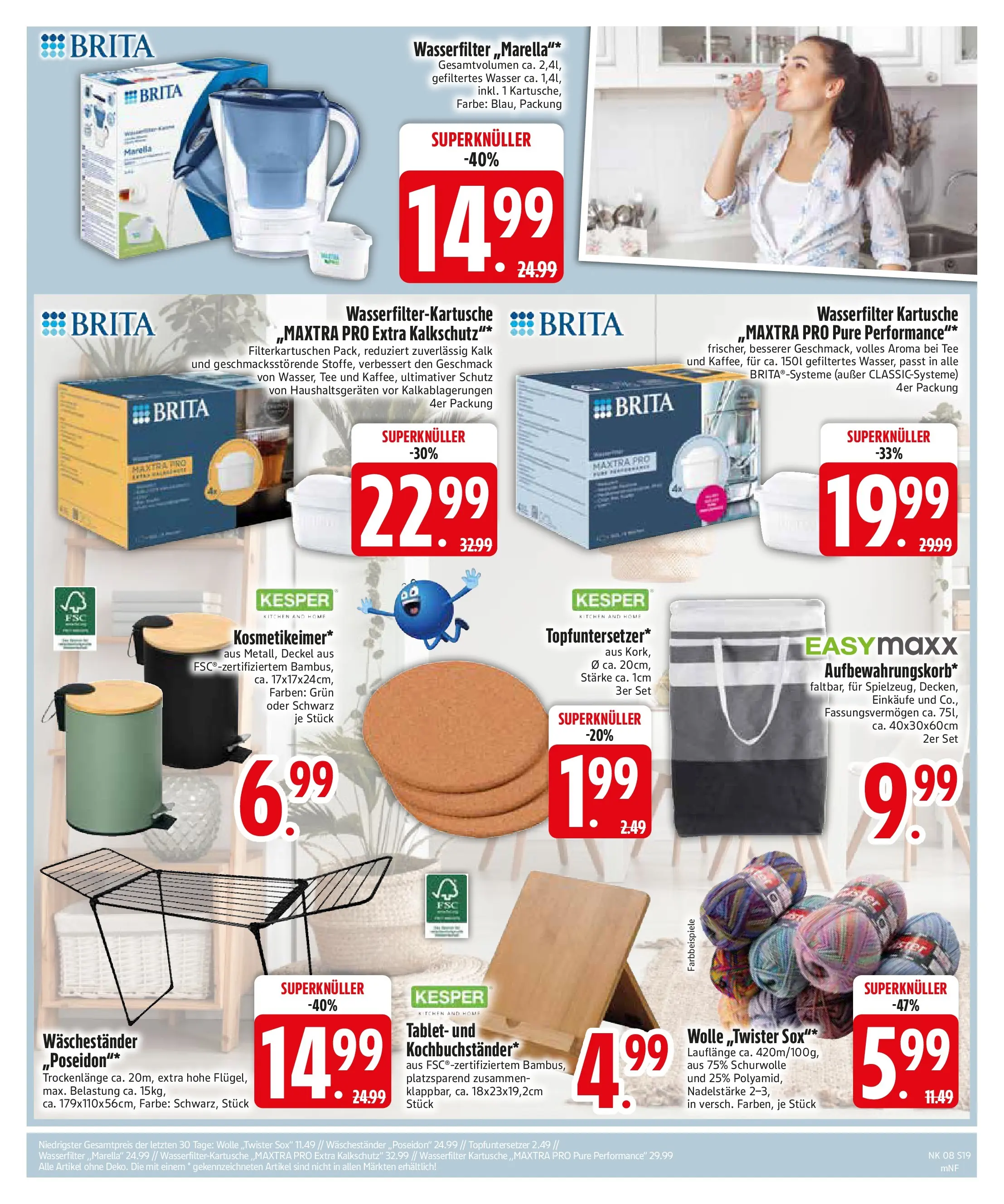 Edeka prospekt Altmannstein	 (ab 16.02.2026) » Angebote Online | Seite: 19 | Produkte: Wasser, Tee, Waschestander, Tablet