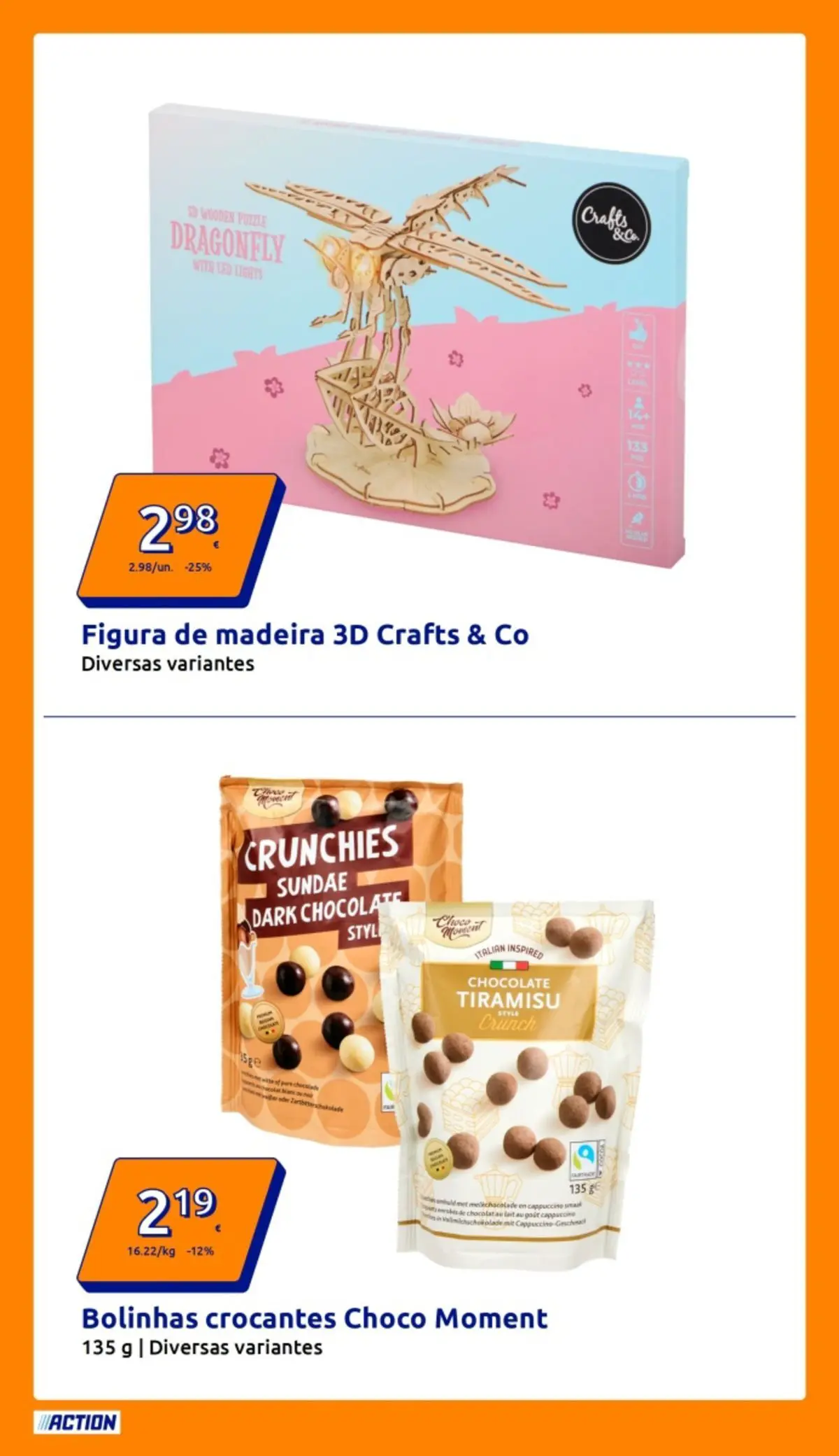 Action - Preços extremamente baixos » de 11/02/2026 - 17/02/2026 | Página: 8 | Produtos: Chocolate