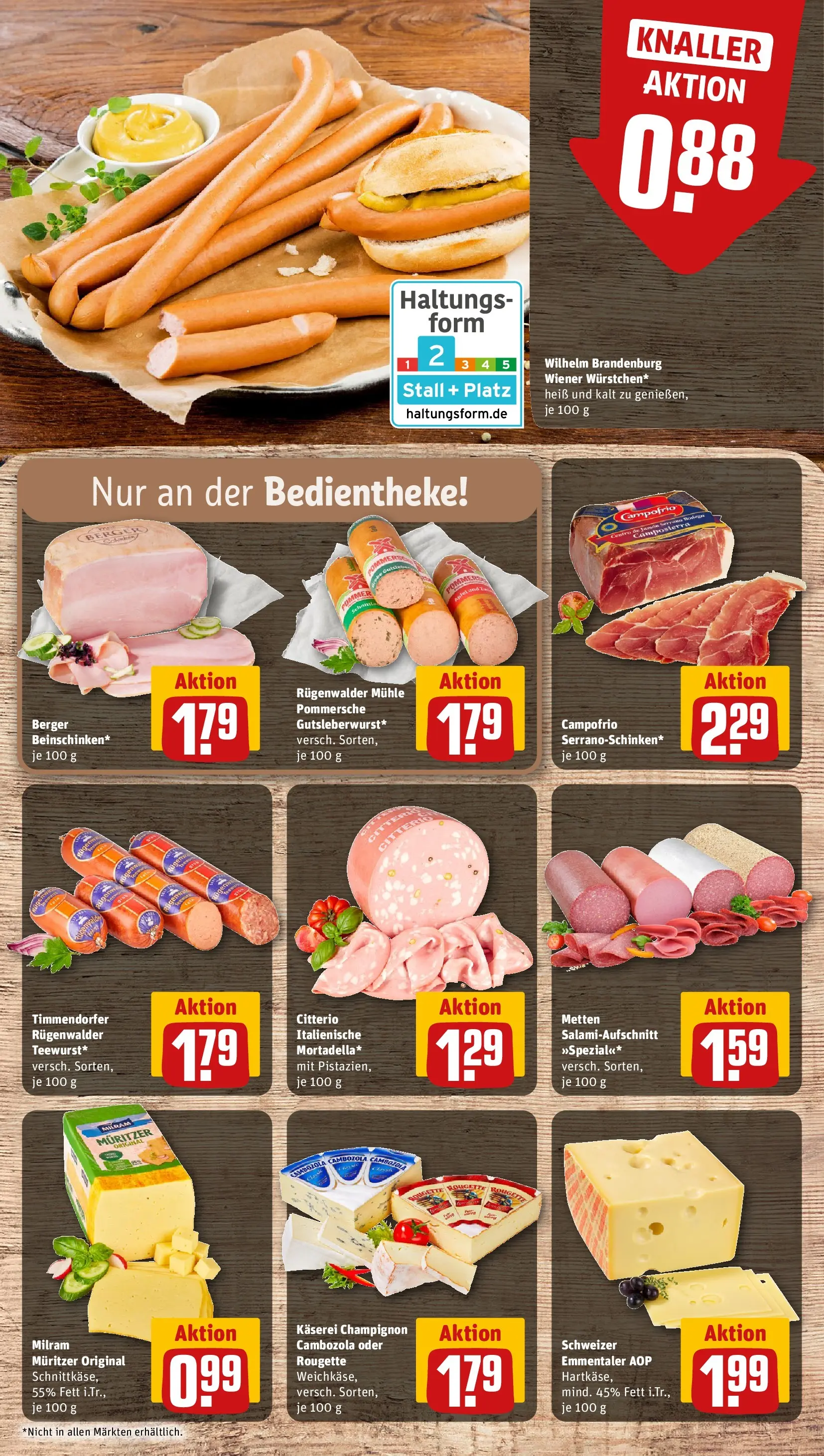 REWE Prospekt ab 16.02.2026 zum Blättern » Angebote | Seite: 13 | Produkte: Mühle, Milram, Salami