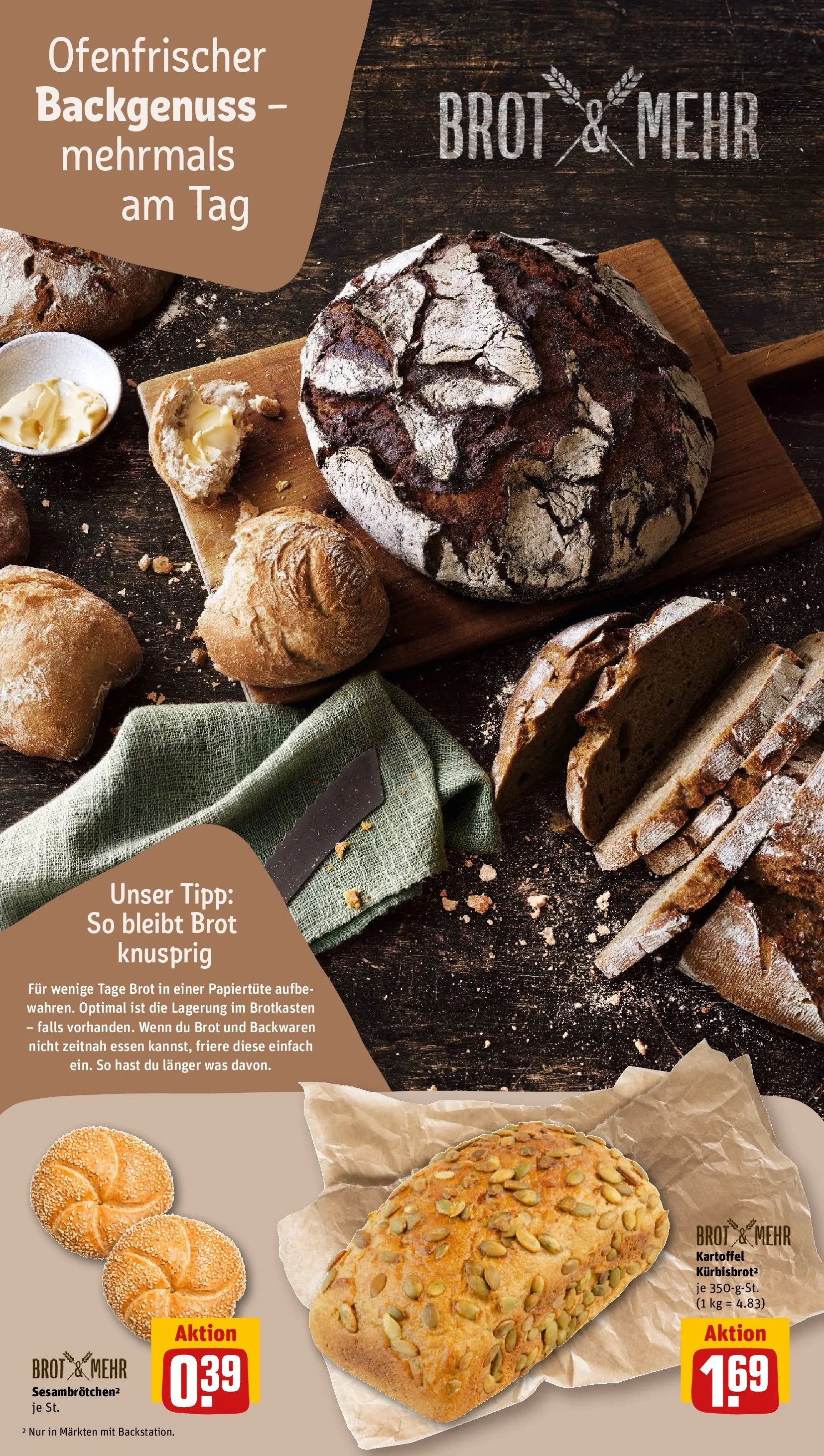 REWE Prospekt ab 16.02.2026 zum Blättern » Angebote | Seite: 15 | Produkte: Brot