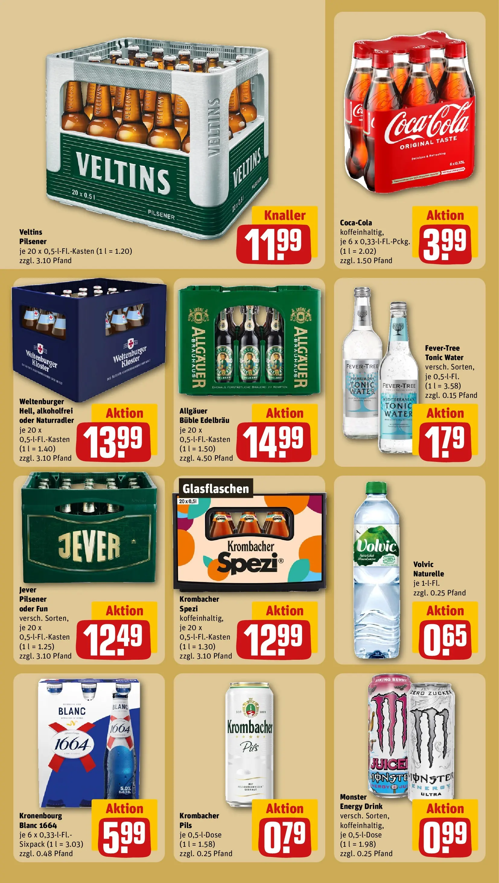 REWE Prospekt ab 16.02.2026 zum Blättern » Angebote | Seite: 22 | Produkte: Energy, Krombacher, Volvic, Veltins